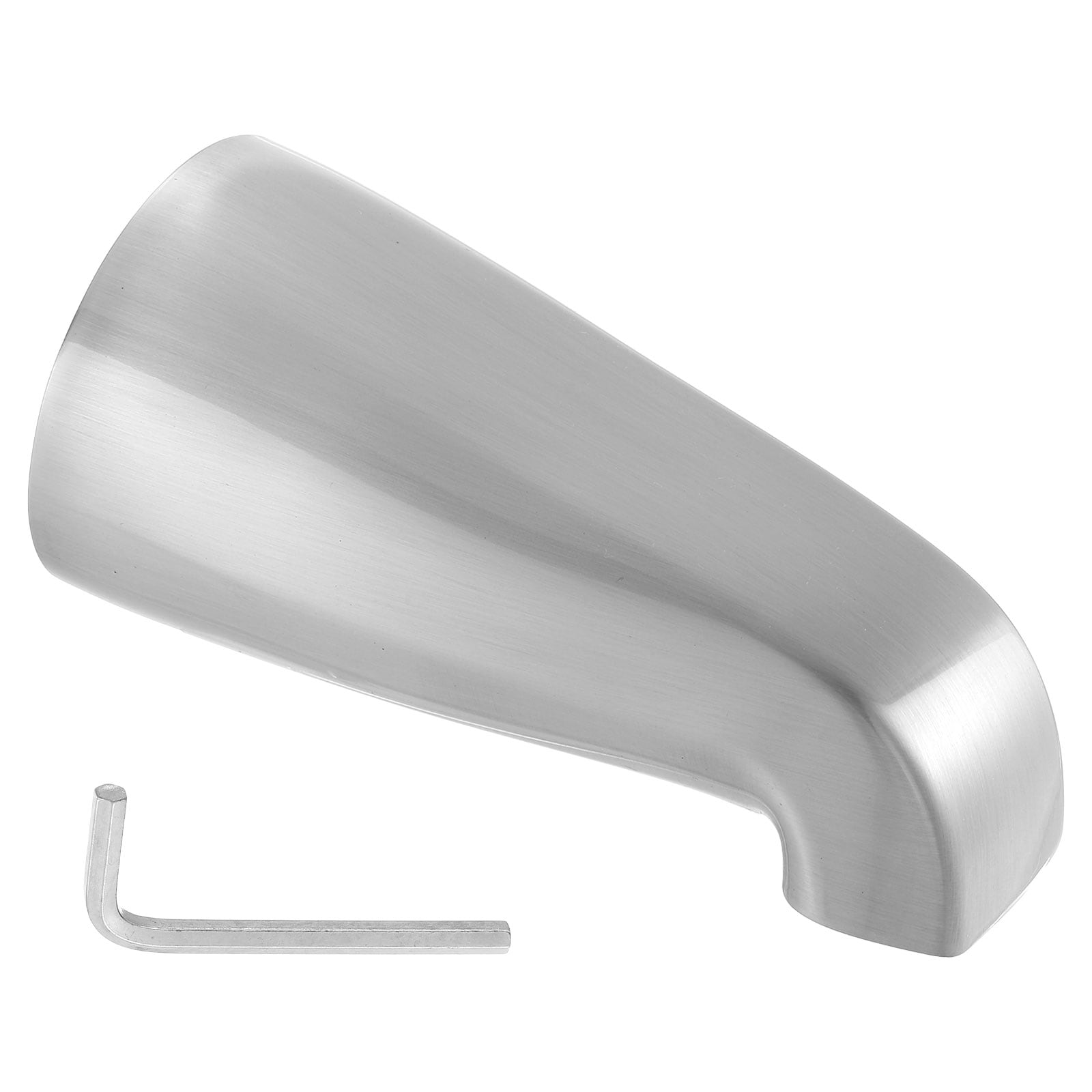 Unique Bargains - Tub Spout Bath Slip-On Tub Spout Zinc Alloy Bathtub Faucet with Hexagonal Wrenc...