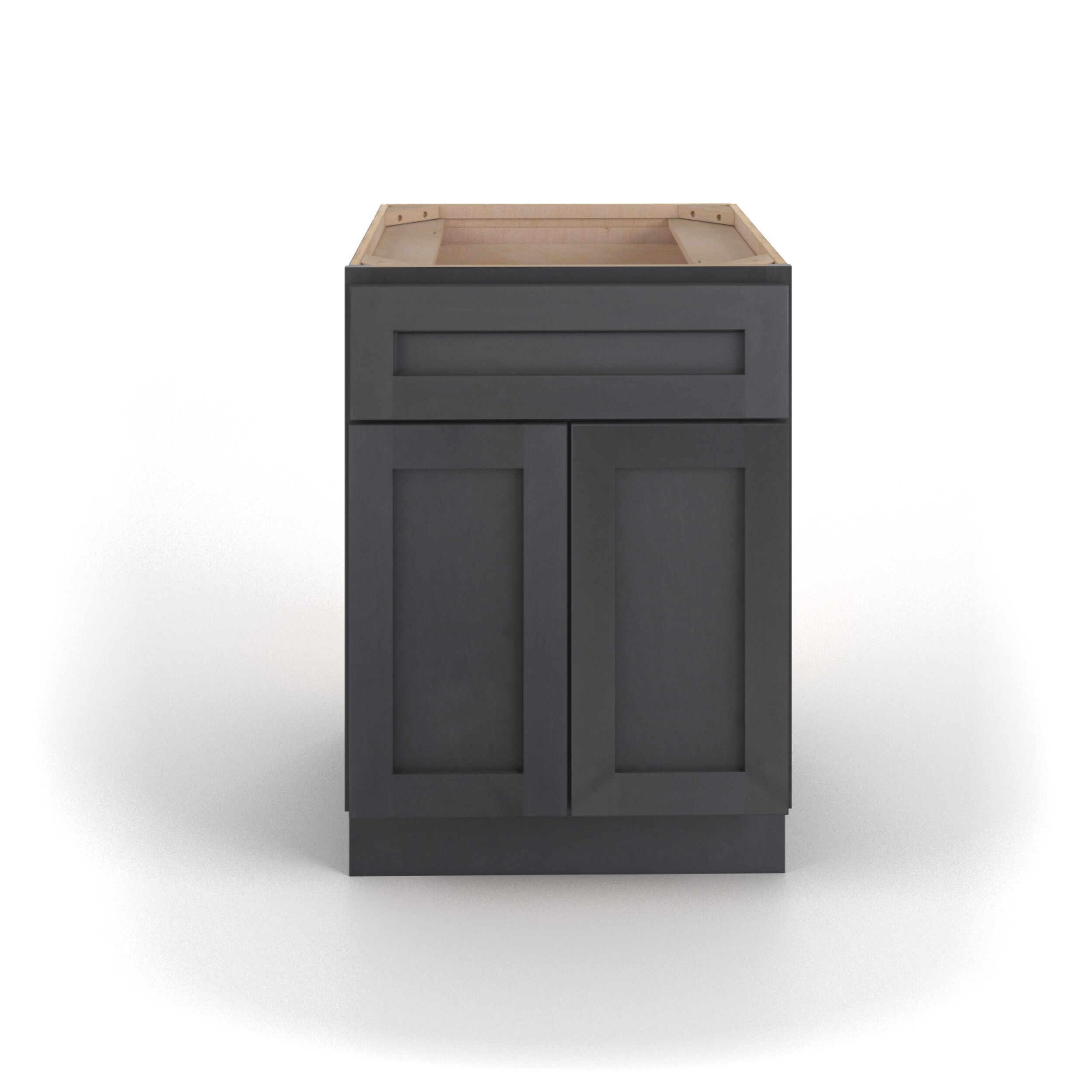 Valleywood Cabinetry 30 In W X 34 5 In H X 24 In D Ideal Gray Birch 1 Drawer Base Ready To