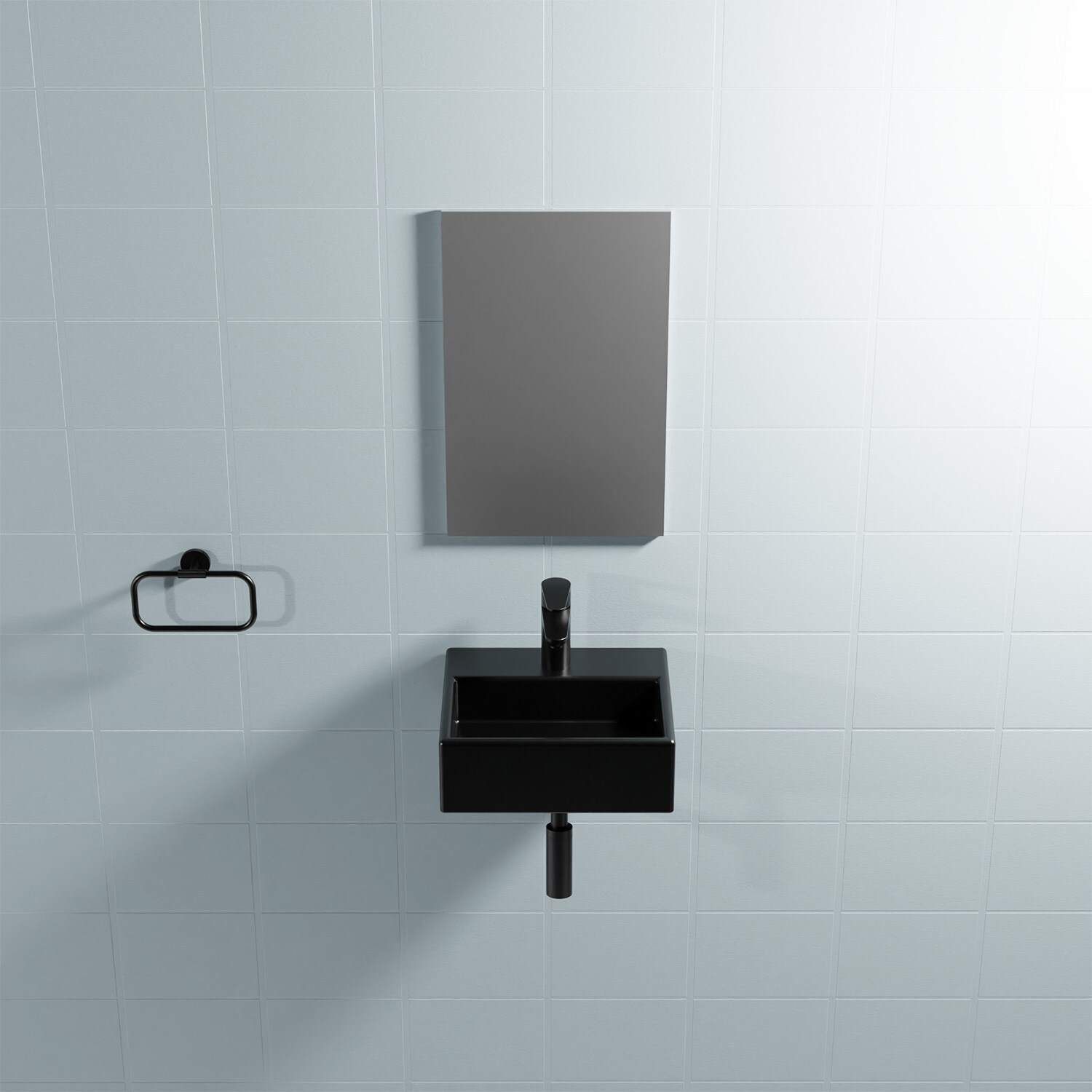 WS Bath Collections QUATTRO 30.03 BG Bath-Sink - View #4