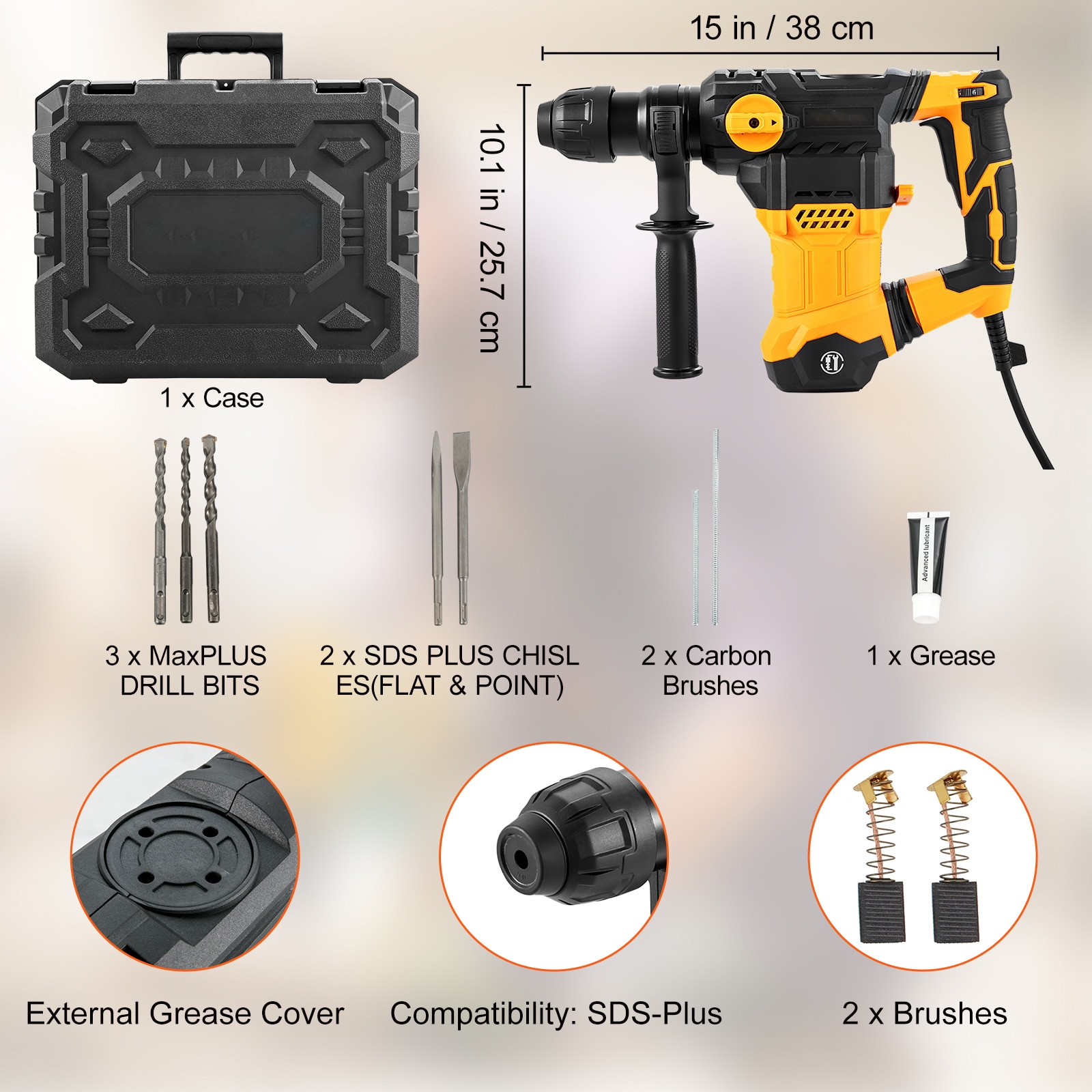 SVOPES SVOPESYSDCZXM06191V1 Cordless-Rotary-Hammers - View #8