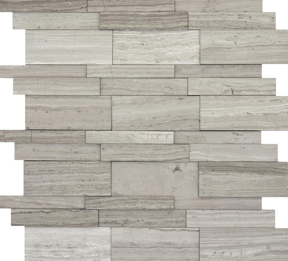 Emser Metro 10-Pack Gray Natural Stone Limestone Border Tile (12-in x 12-in)