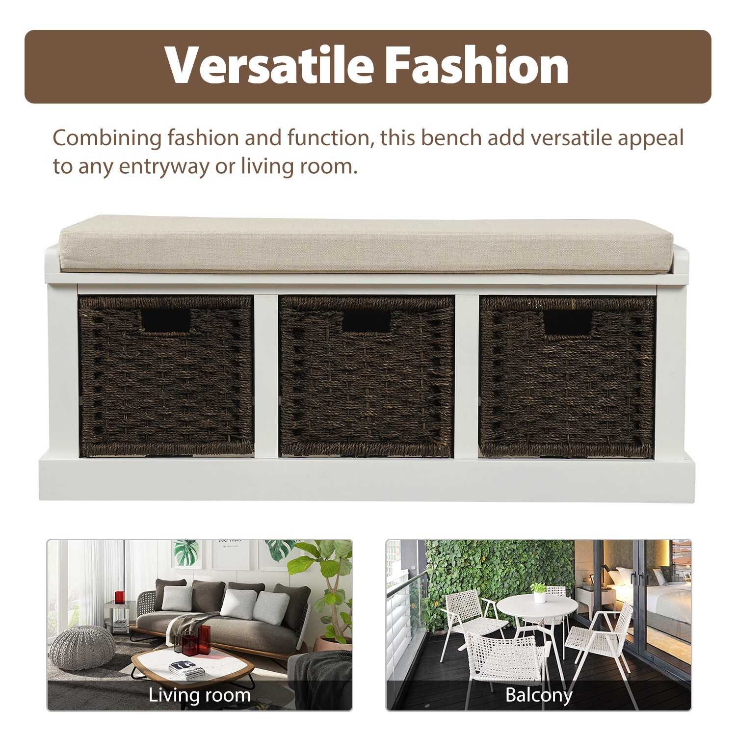 ModernLuxe WF193443AAK bench - View #4