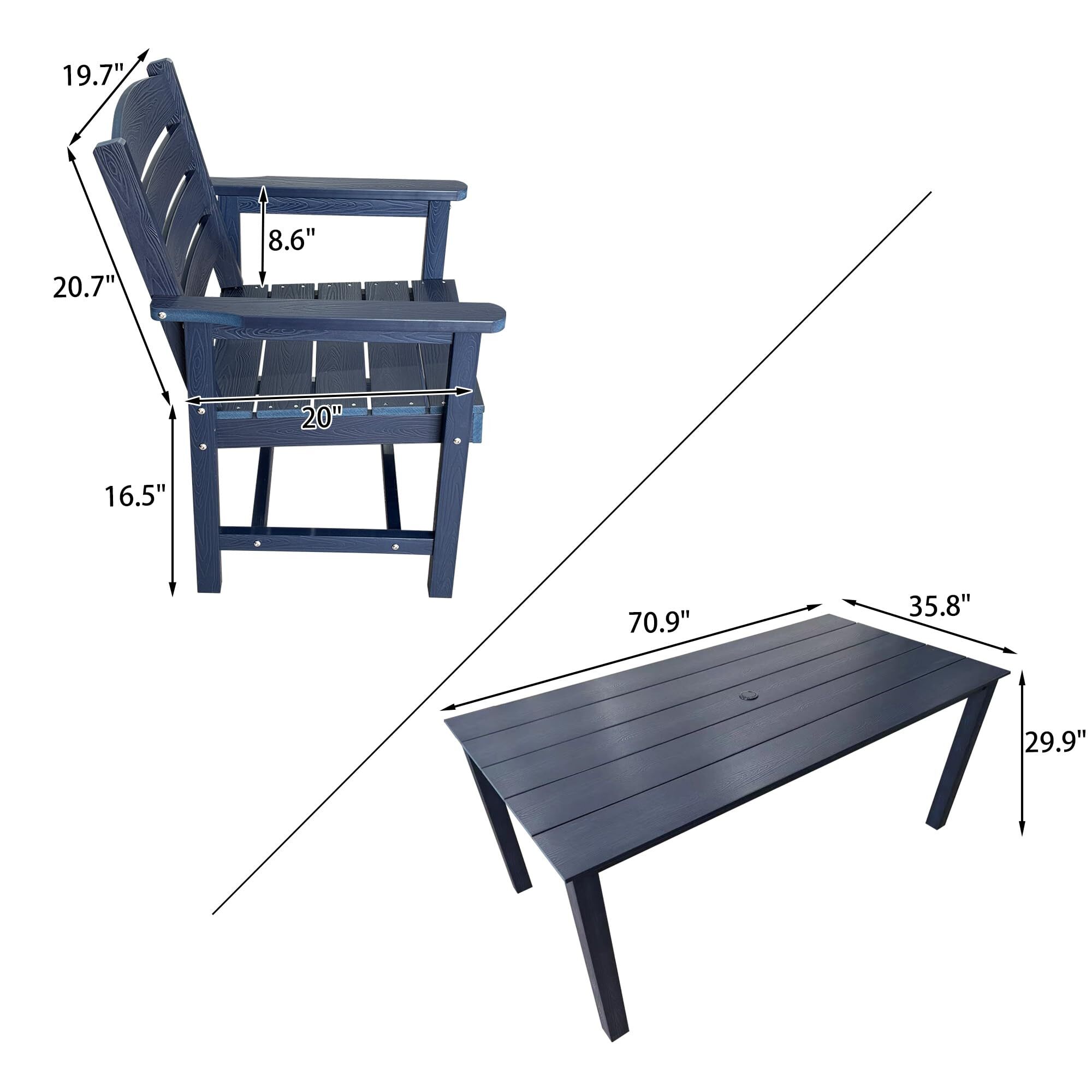 Fortune Candy EX071+2DC003-2 Patio-Dining-Sets - View #3