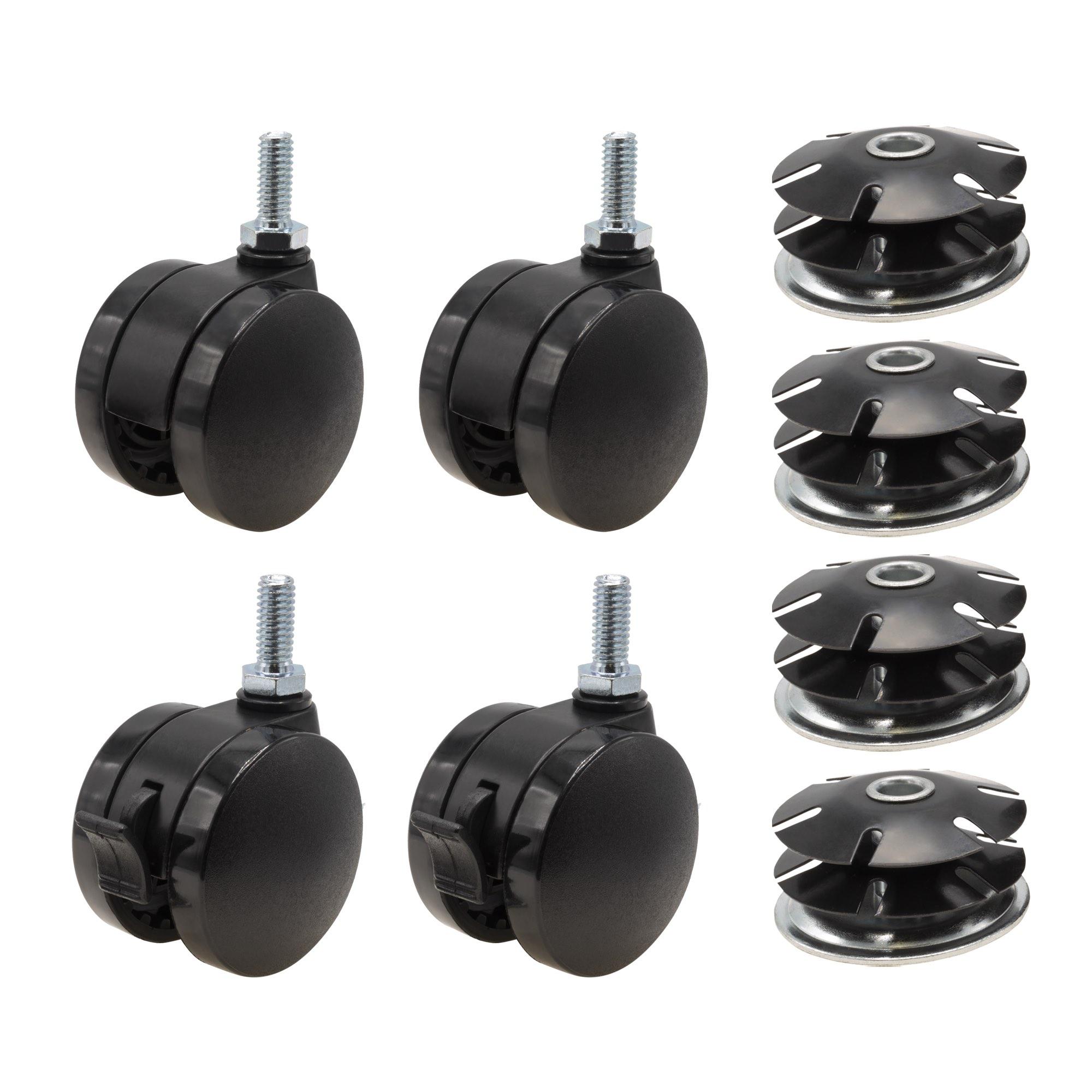 Outwater 3P1.14.00229 2-in Rubber Swivel Caster