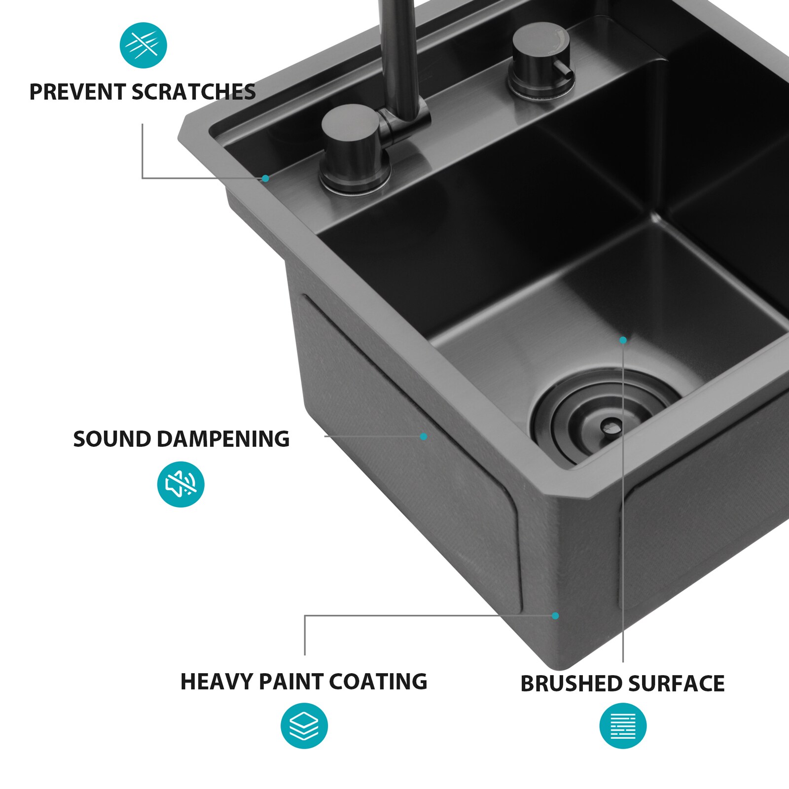Tatayosi JL-324155 Kitchen-Sinks - View #5