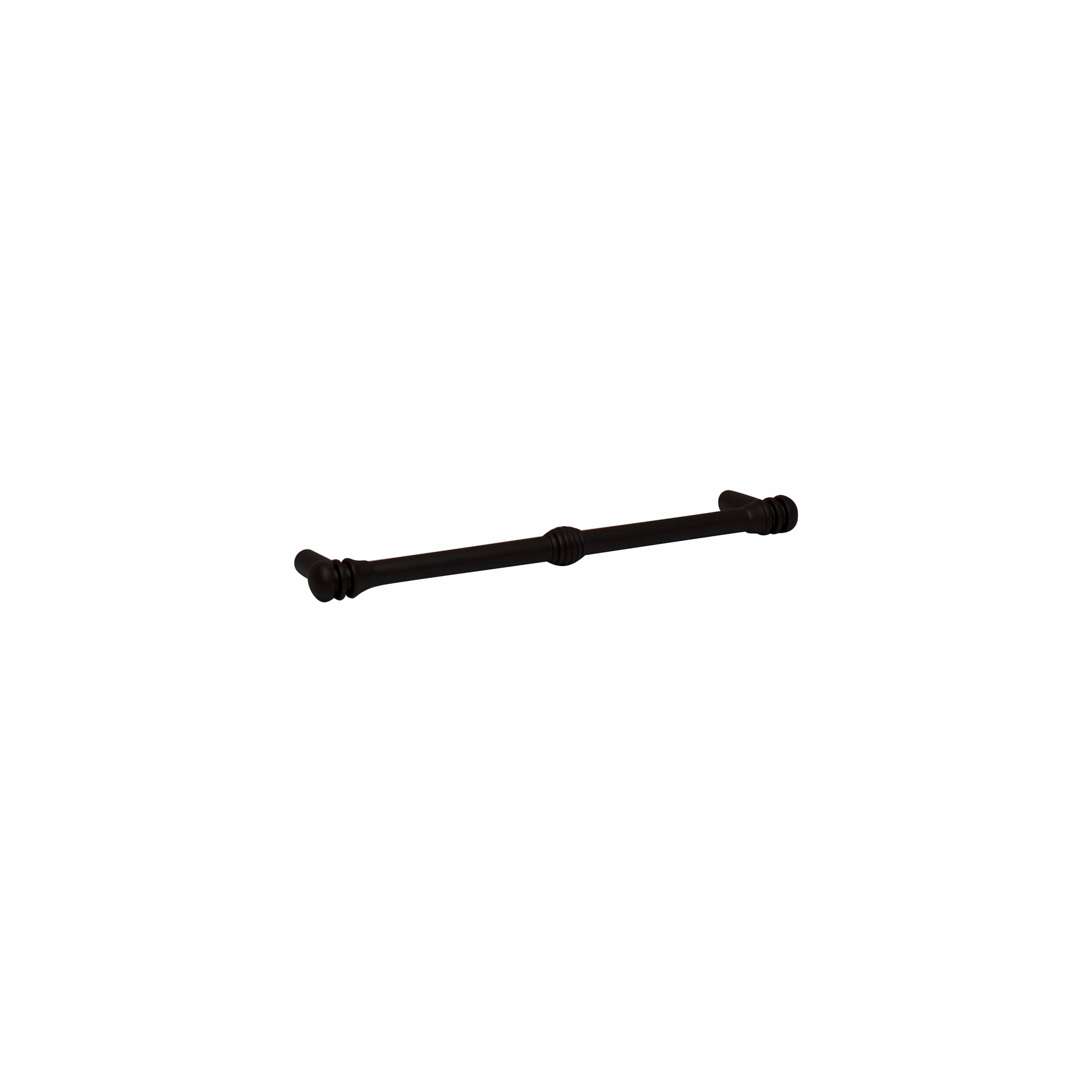 Sumner Street Home Hardware Charlotte 6-in , 152mm Center to Center Matte Black Cylindrical Bar #RL005965