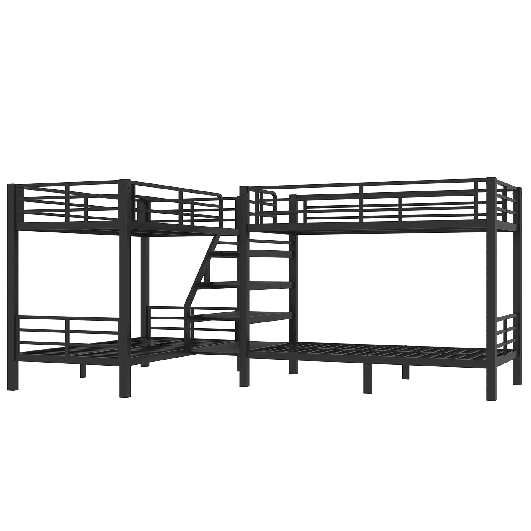SINOFURN SYE140029BK Bunk-Beds - View #3