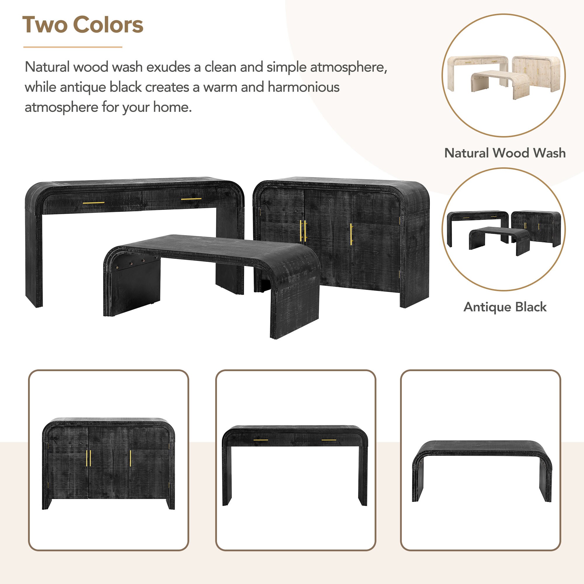 ModernLuxe XW000016AAB Console-Sofa-Tables - View #4