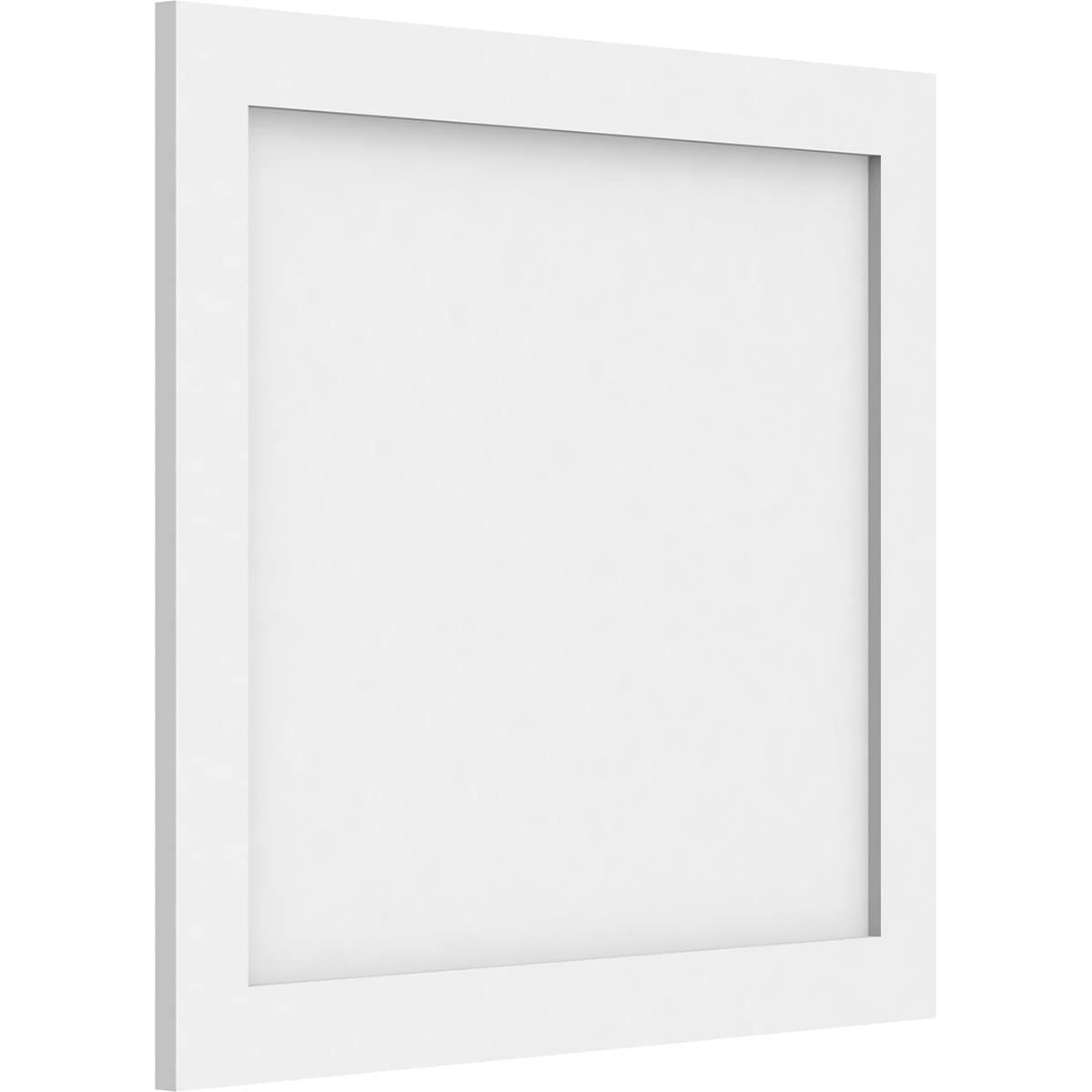 Ekena Millwork WALP24X22X062CNL 24-in x 22-in Smooth Paintable/Stainable White PVC Fretwork Wall Panel (