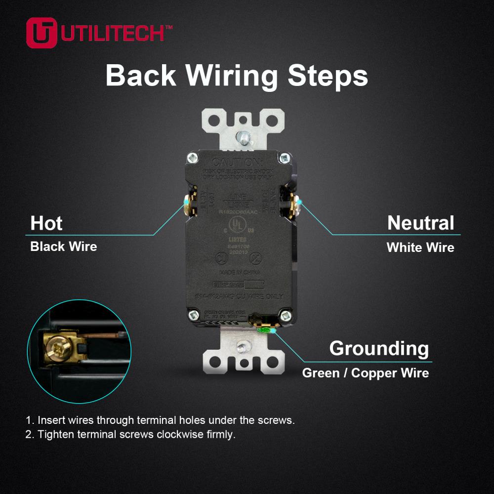 Utilitech R1815D60AAC-IV2 receptacles - View #7
