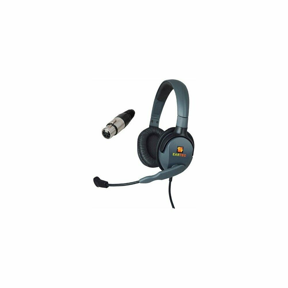  TCNCD347423 Eartec EAR-MXD4XLR-F Max 4G Double Muff Intercom Headset with 4 Pin XLR Female Connector