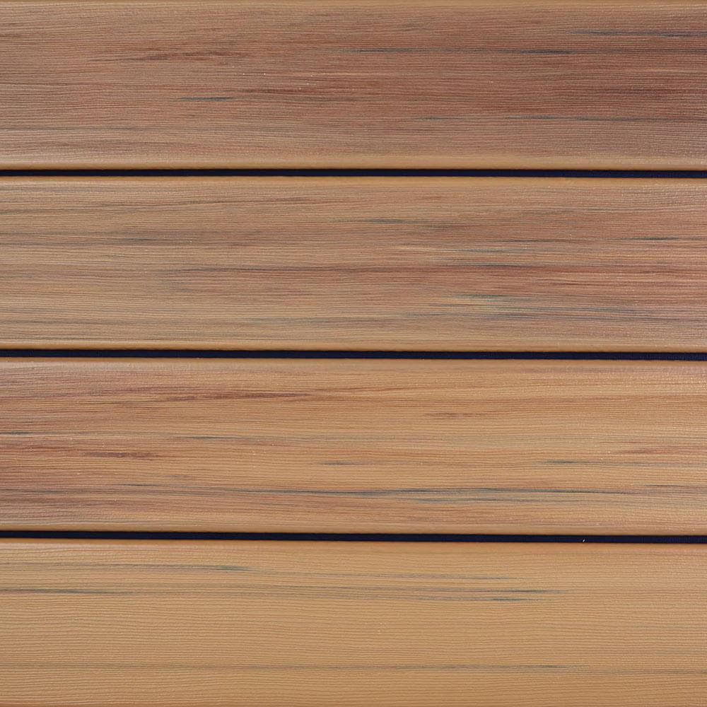 Freedom 1-in x 12-in x 12-ft Composite Tuscan Teak Fascia Deck Board ...