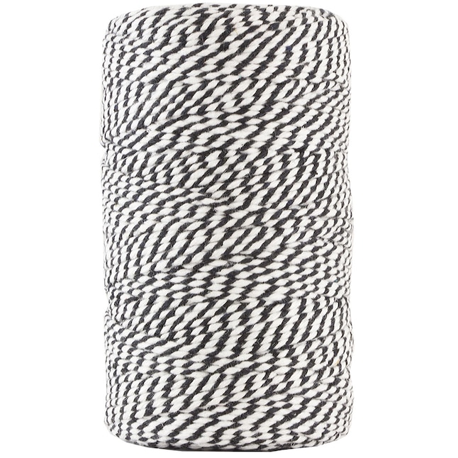 JAM Paper 327-ft Black and White Baker's Twine Jute Twine in the
