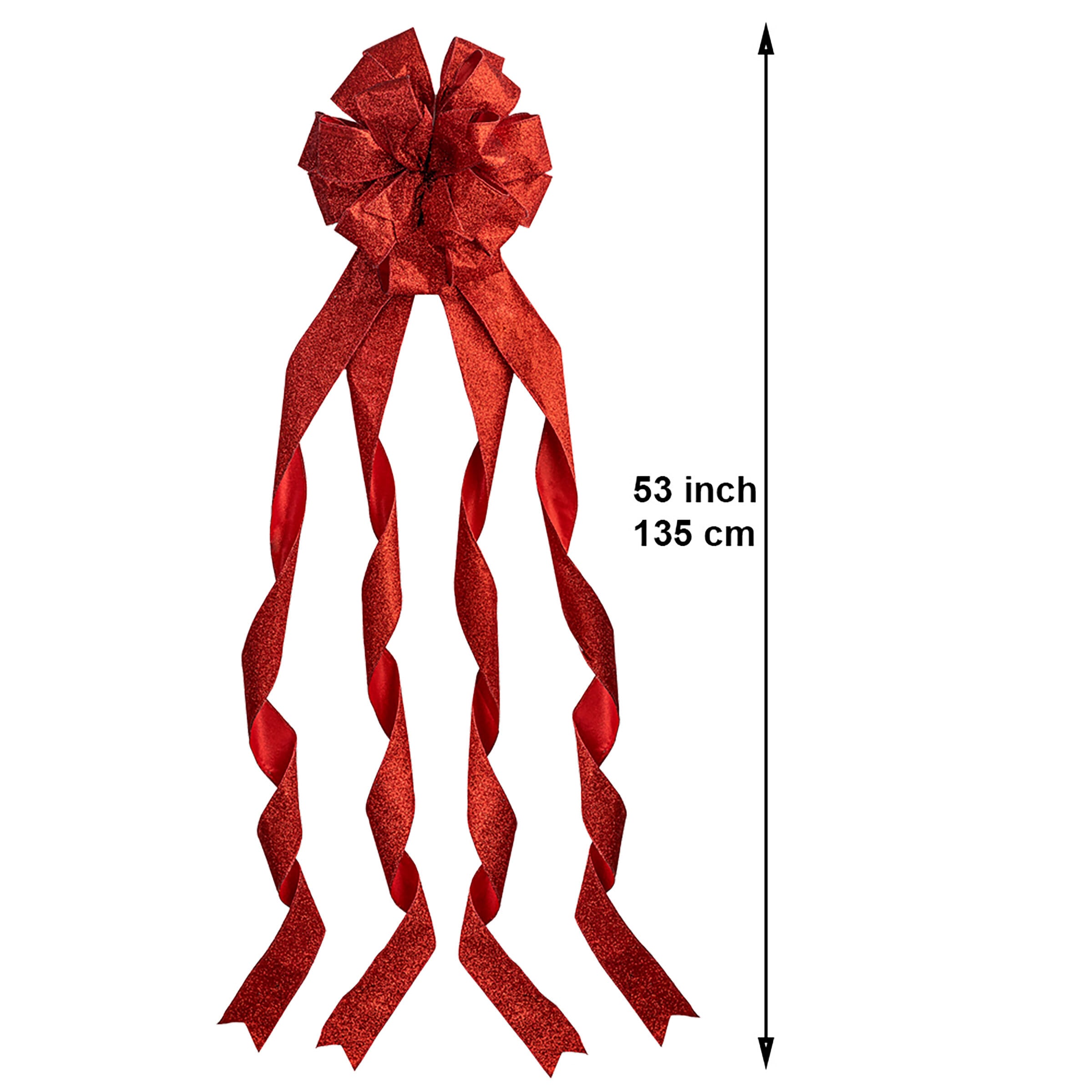12-Pack Christmas Bows 10 x 26 Handmade with 2.5 Red Velvet Gold Wired  Edge Ribbon Indoor Outdoor Handmade Wreath Bows | The Handmade Bow