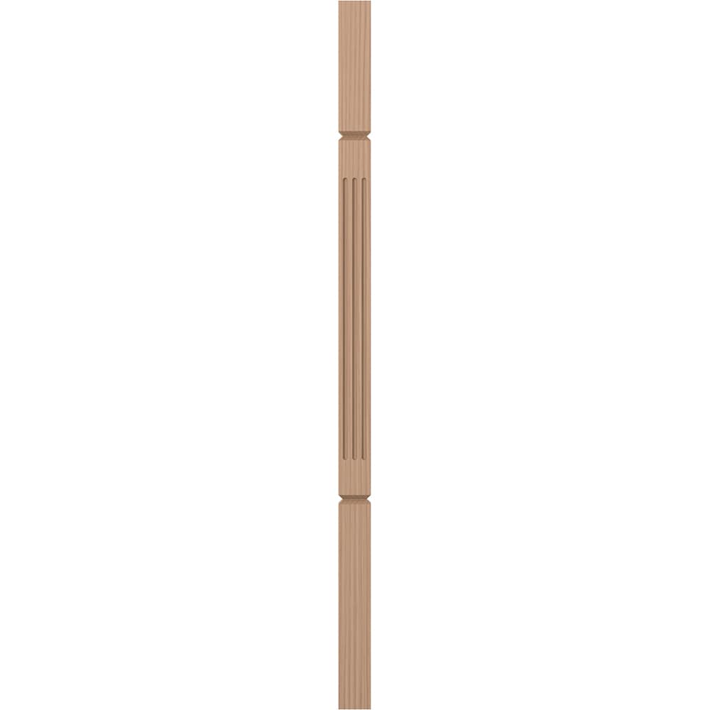 L.J. Smith Stair Systems LJF-5360V-P 38 38-in x 1.75-in Unfinished Poplar Square Top Stair Baluster