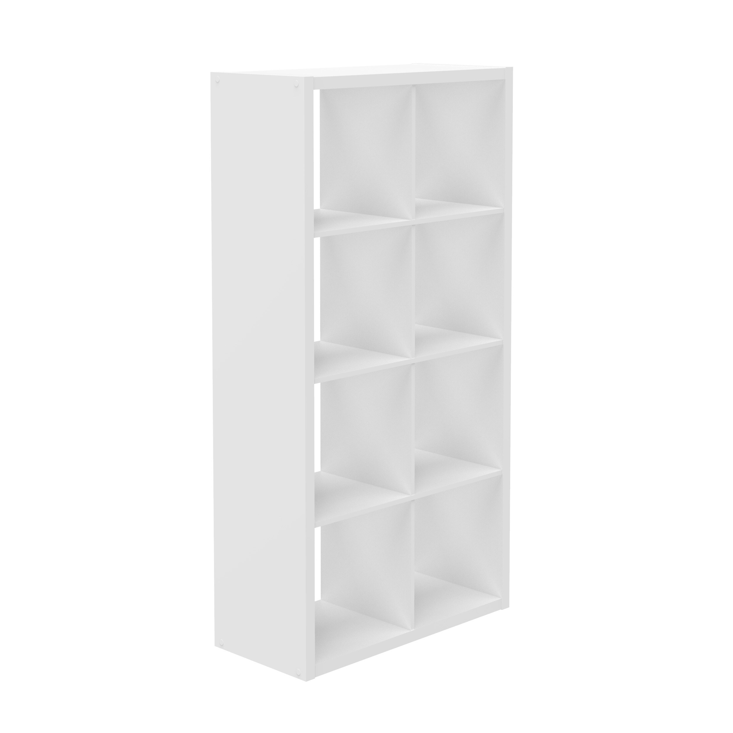 3 Tier Bookcase  6 Cubes Storage Cabinet Shelf Organizer Unit Display Black 