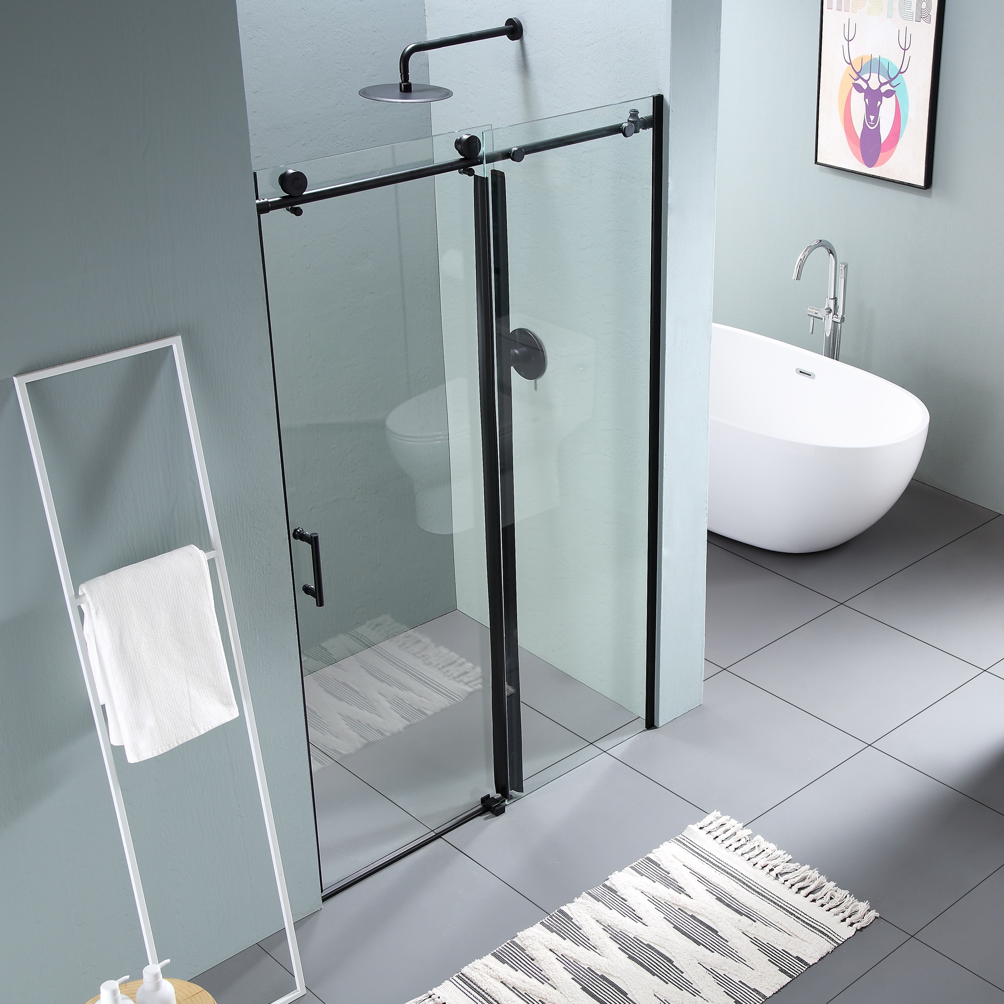 Lordear HRB-LD-6A21-48MB Shower-Doors - View #7