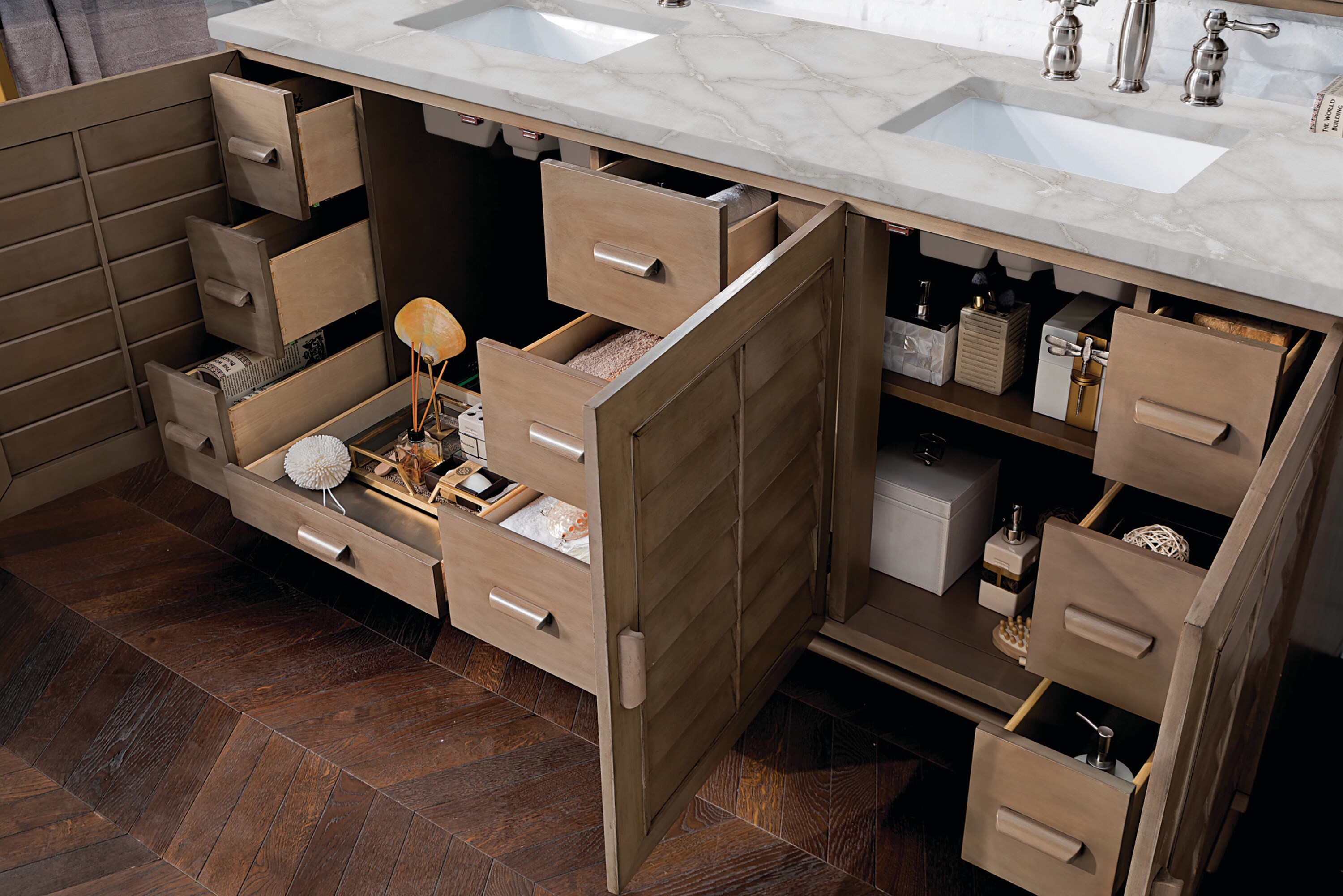 James Martin Vanities 620-V72-WW-3VSL Bath-Vanity-Combo - View #4