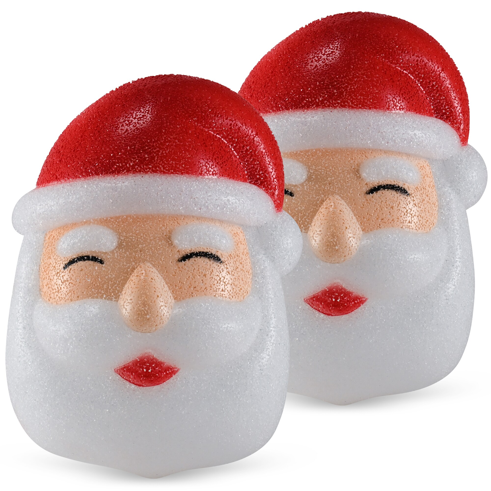 Ornativity 2-Pack 12-in Hanging Santa Door Decoration in the Outdoor ...