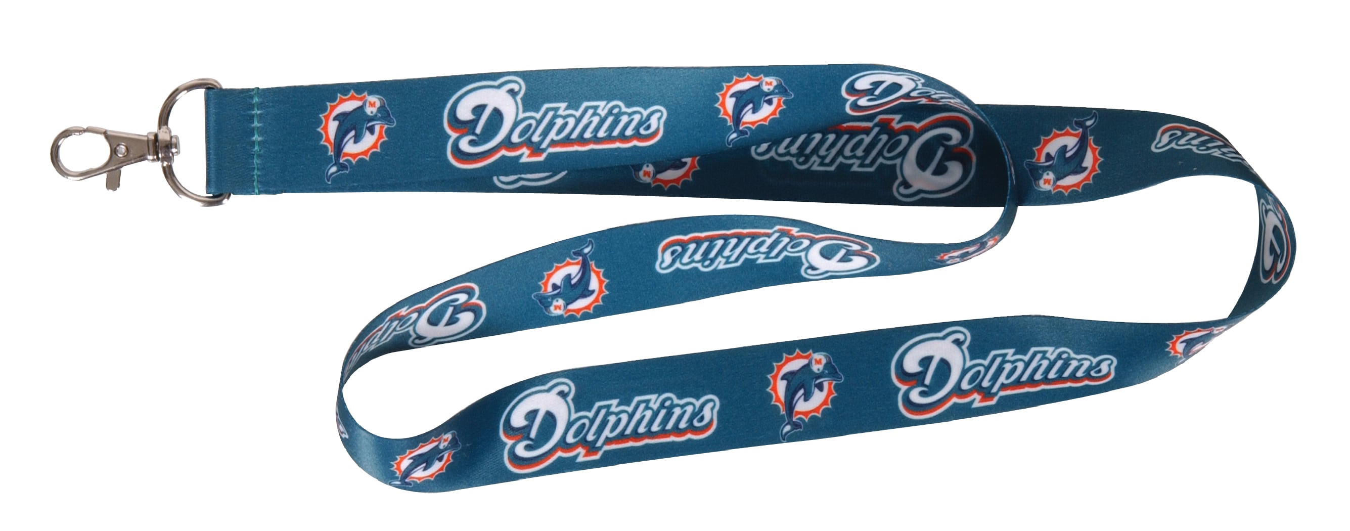 Hillman Miami Dolphins Teal, Orange and White Lanyard in the Key  Accessories department at