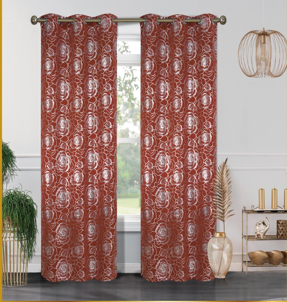 3D Metal Flowers 1 Blockout Photo Curtain Printing Curtains Drapes Fabric Window 