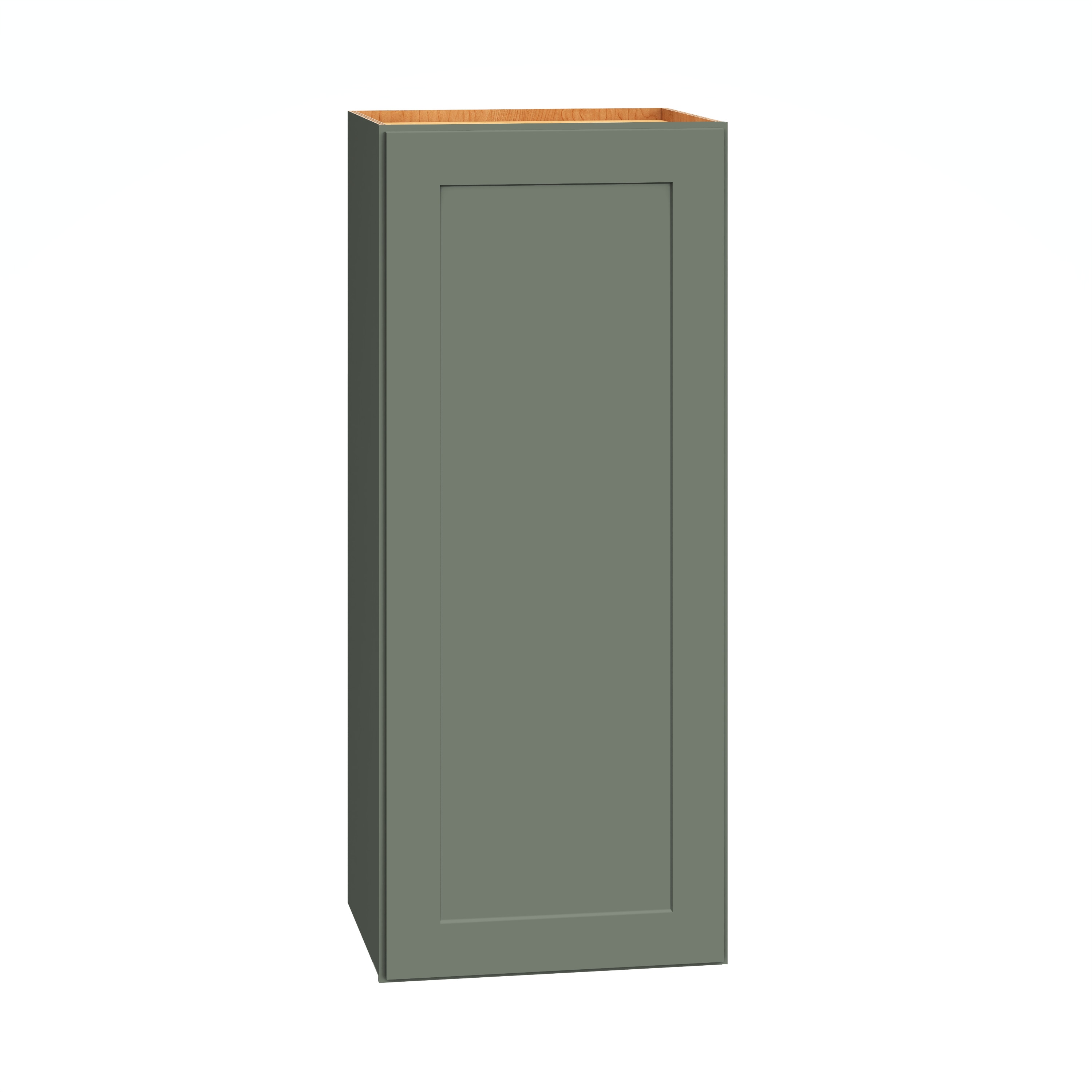 Diamond Express 61H-W1536R Jamestown 15-in W x 36-in H x 12-in D Retreat Green Wall Fully assembled Plywood Cabinet (Recessed Panel Shaker)