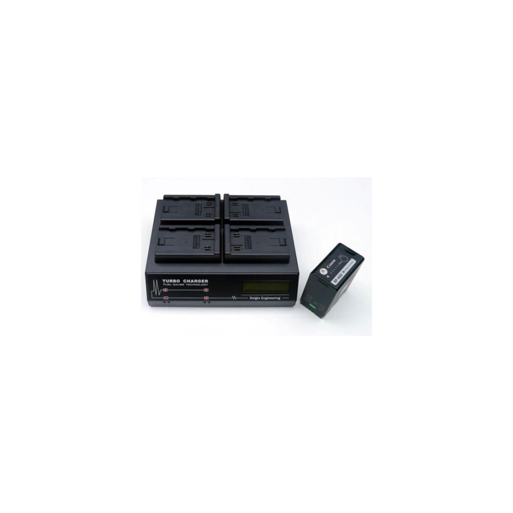  TCNCD336117 Dolgin Engineering DOLG-TC400CANA60 Fast Four Positions Simultaneous Battery Charger with Diagnostics Display Accepts Canon