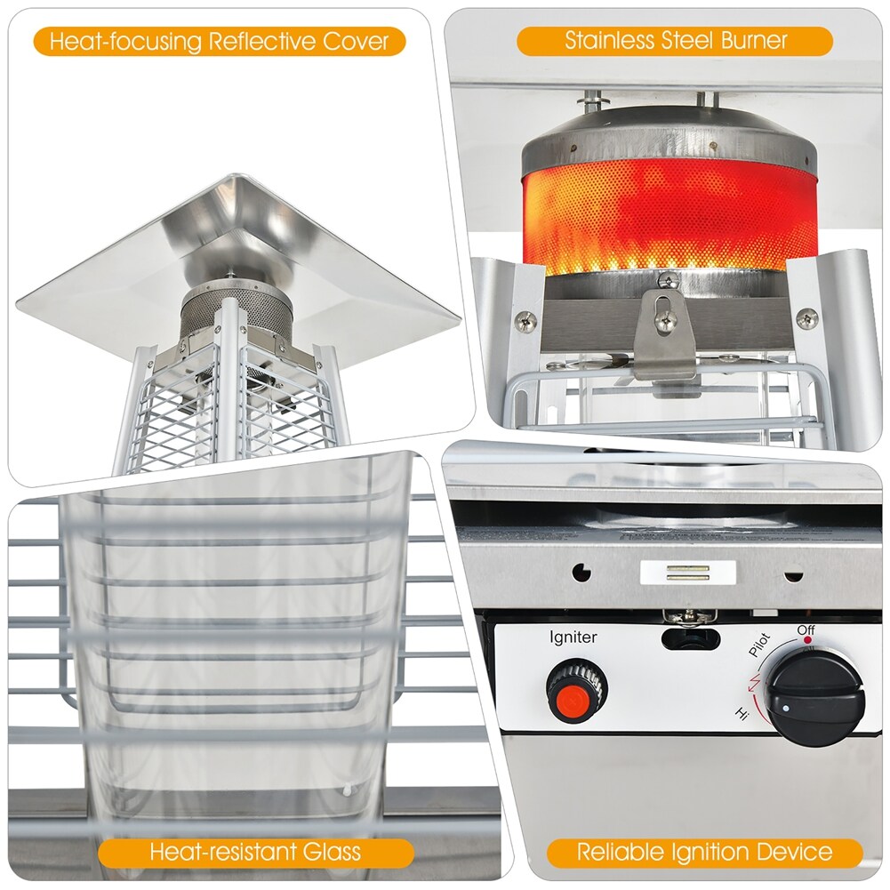 Costway CSHY001495 Outdoor-Electric-Patio-Heaters - View #8