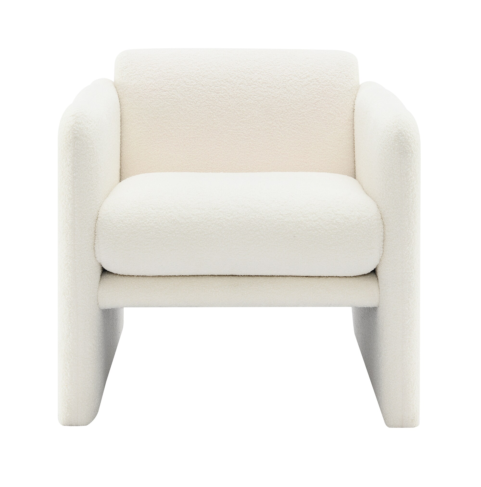 Best Selling Home Decor 320062 28.25-in W Modern White Accent Armchair