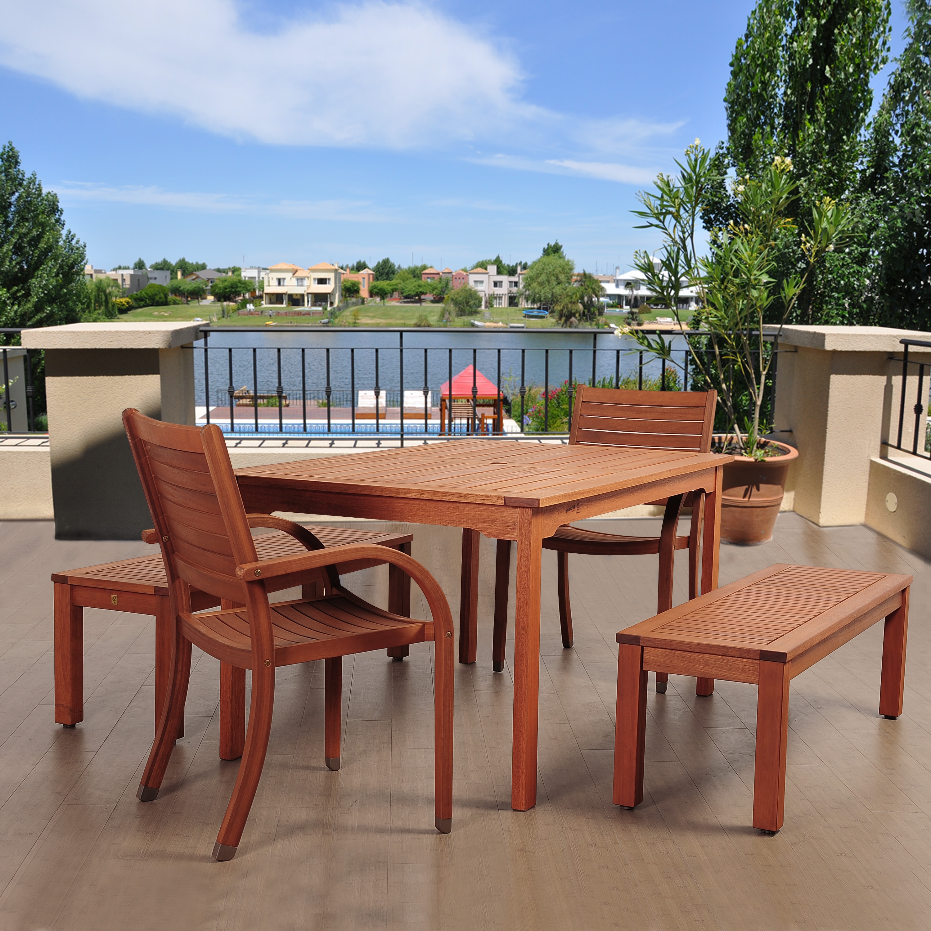 International Home EN-IH-AMAZ5PC Patio-Dining-Sets - View #4