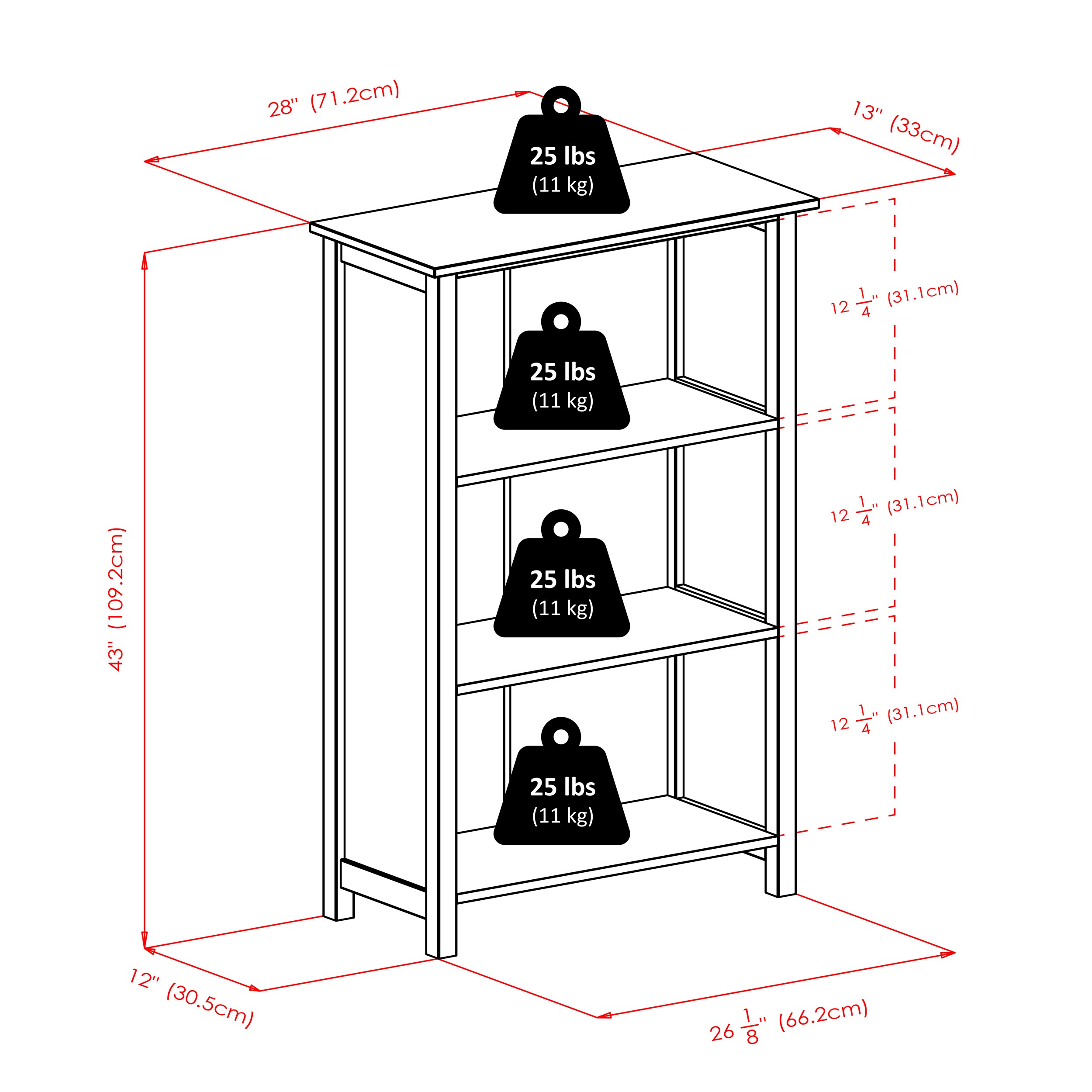 Winsome Wood 94613 bookcases - View #9