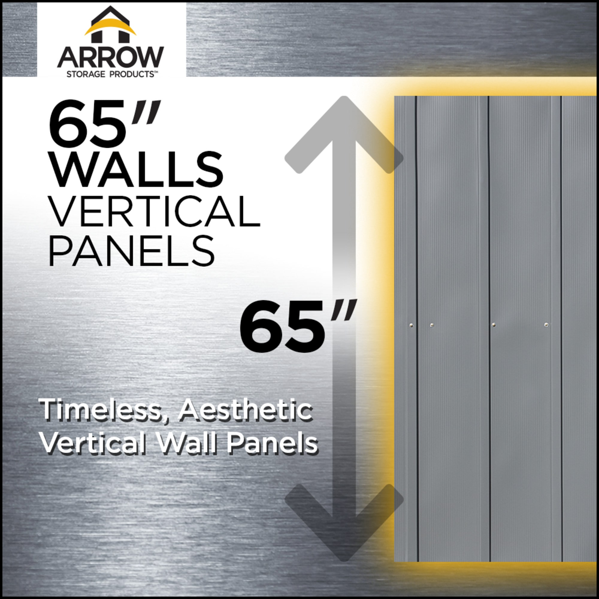 Arrow CLG1012FG Metal-Storage-Buildings-Sheds - View #6