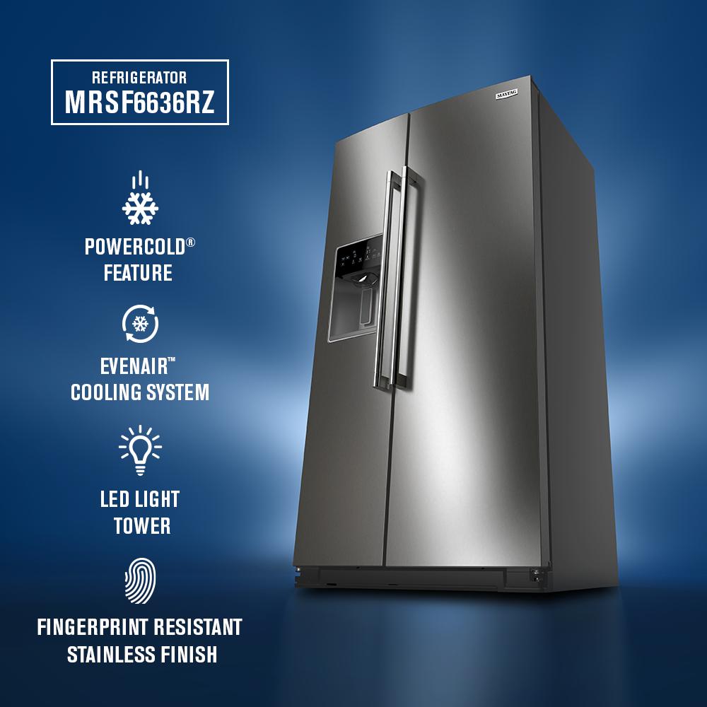 Maytag MRSF6636RZ Side-By-Side - View #7