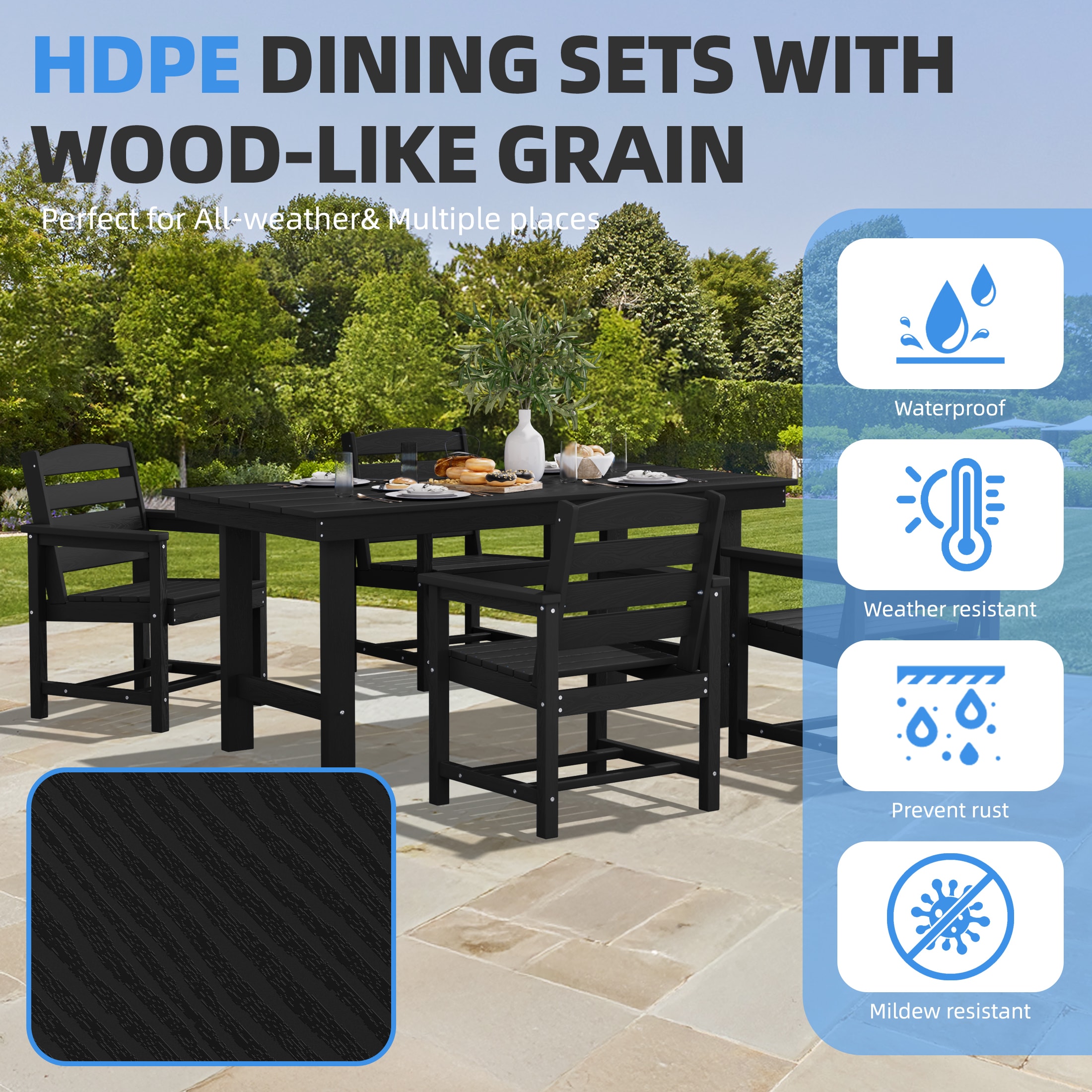 JEAREY PEZHSF04-BN Patio-Dining-Sets - View #6