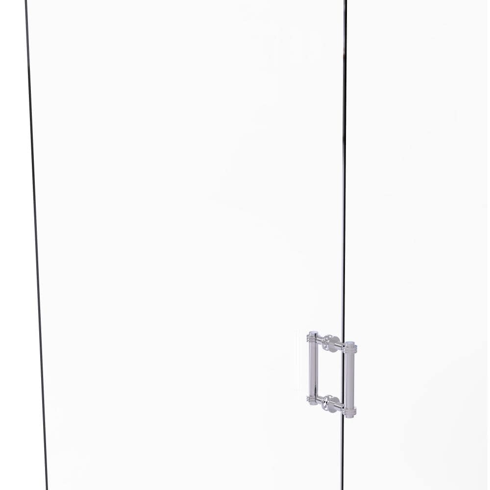 Allied Brass 404D-6BB-PC Polished chrome 6-Inches Hinged shower door Handle