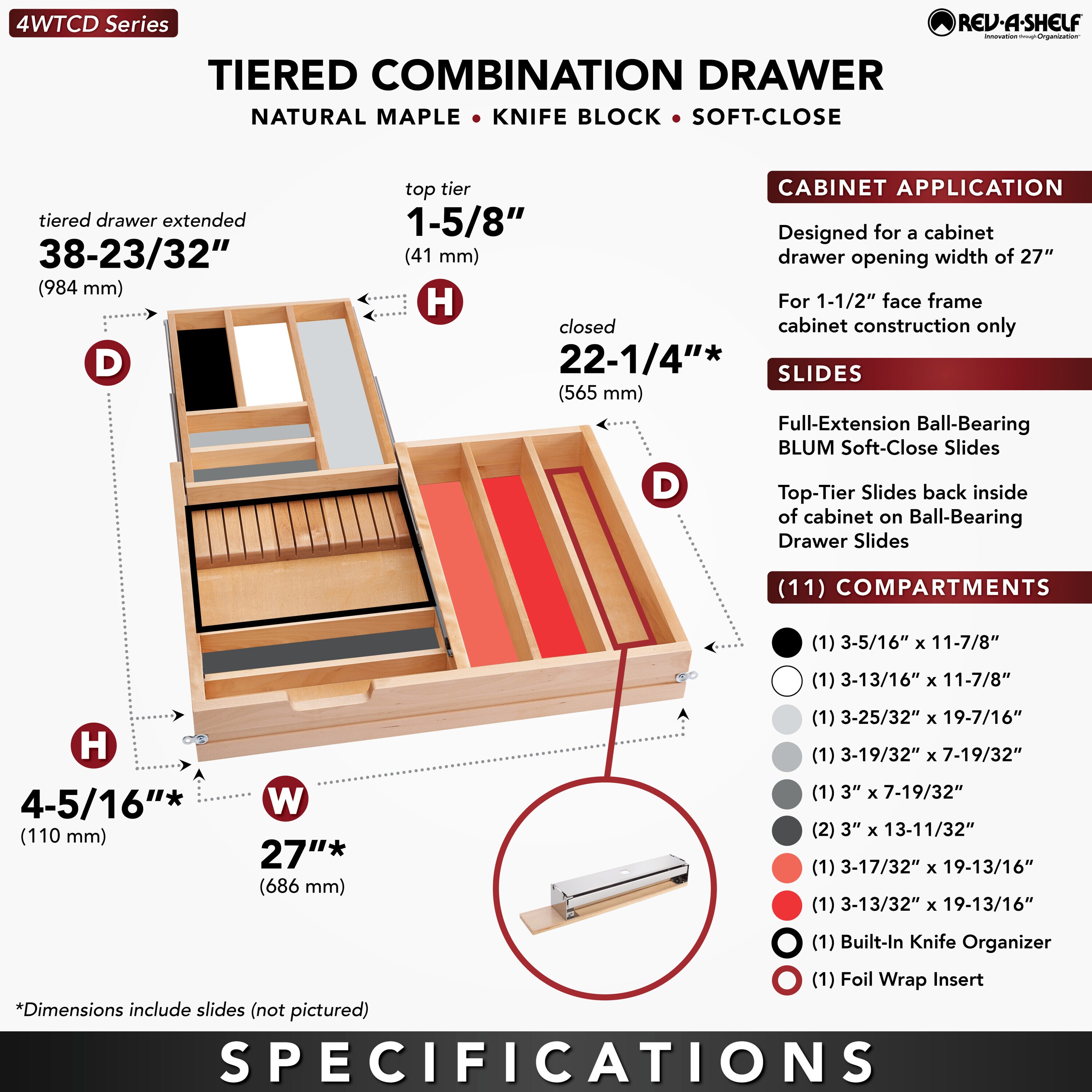 Rev-A-Shelf 272495 Kitchen-Utensil-Holder - View #3