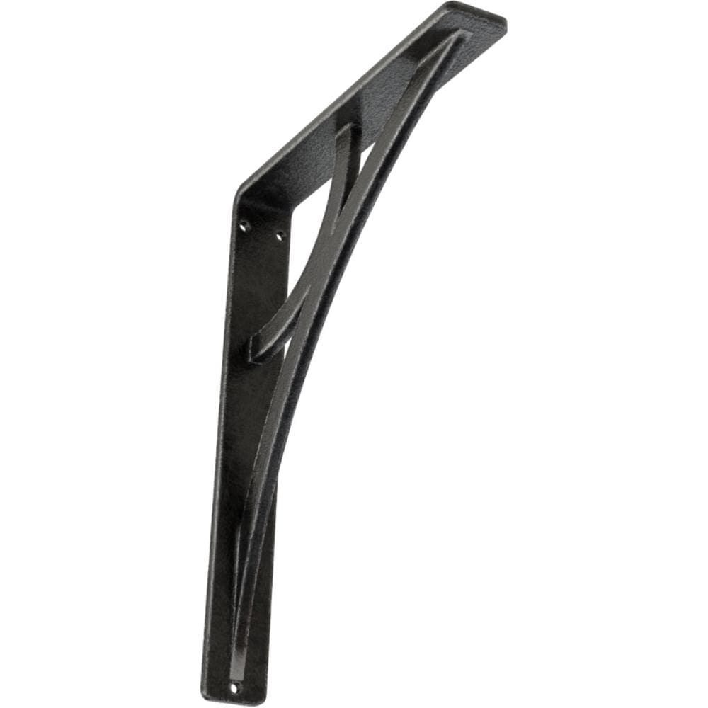 Ekena Millwork BKTM01X07X10SGLAPW Galveston 7.5-in x 1.5-in x 10-in Gray Wrought iron Mounting bracket