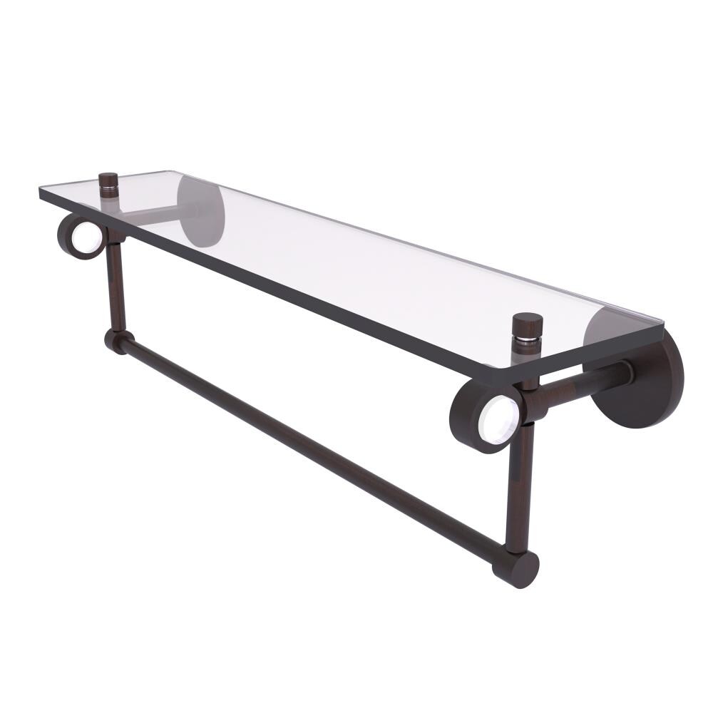 Allied Brass CV-1TB-22-VB Clearview Venetian Bronze Wall mount Bathroom Shelf ( 22-in x 6.2-in x 5-in )