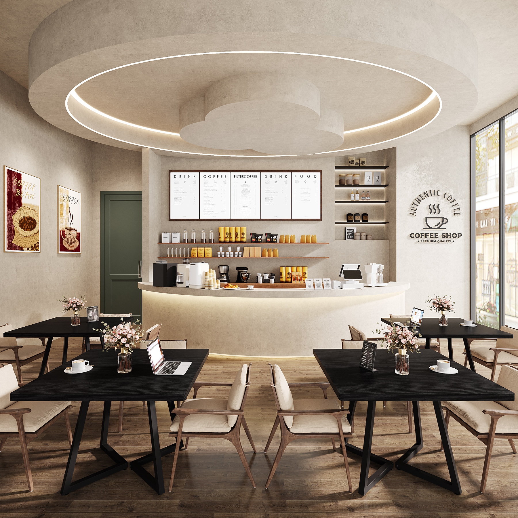 Fnova LWTJ-J0367 Dining-Tables - View #3