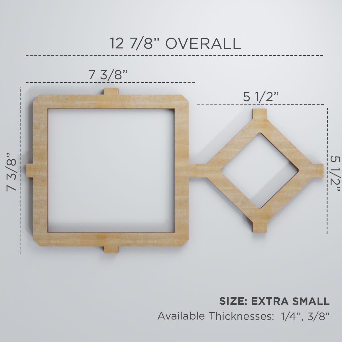 Ekena Millwork WALW08X08X0250ARCBI Wall-Panels - View #2
