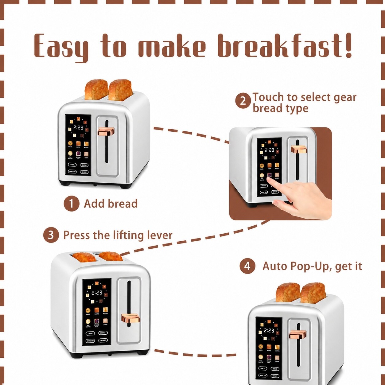 Aoibox LAB3UCQD toasters - View #6