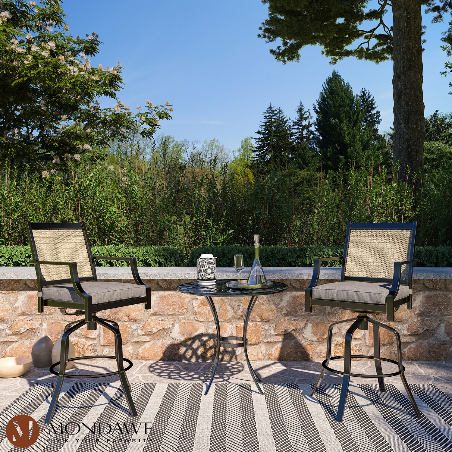 Mondawe 21OD140122OR Patio-Chairs - View #2