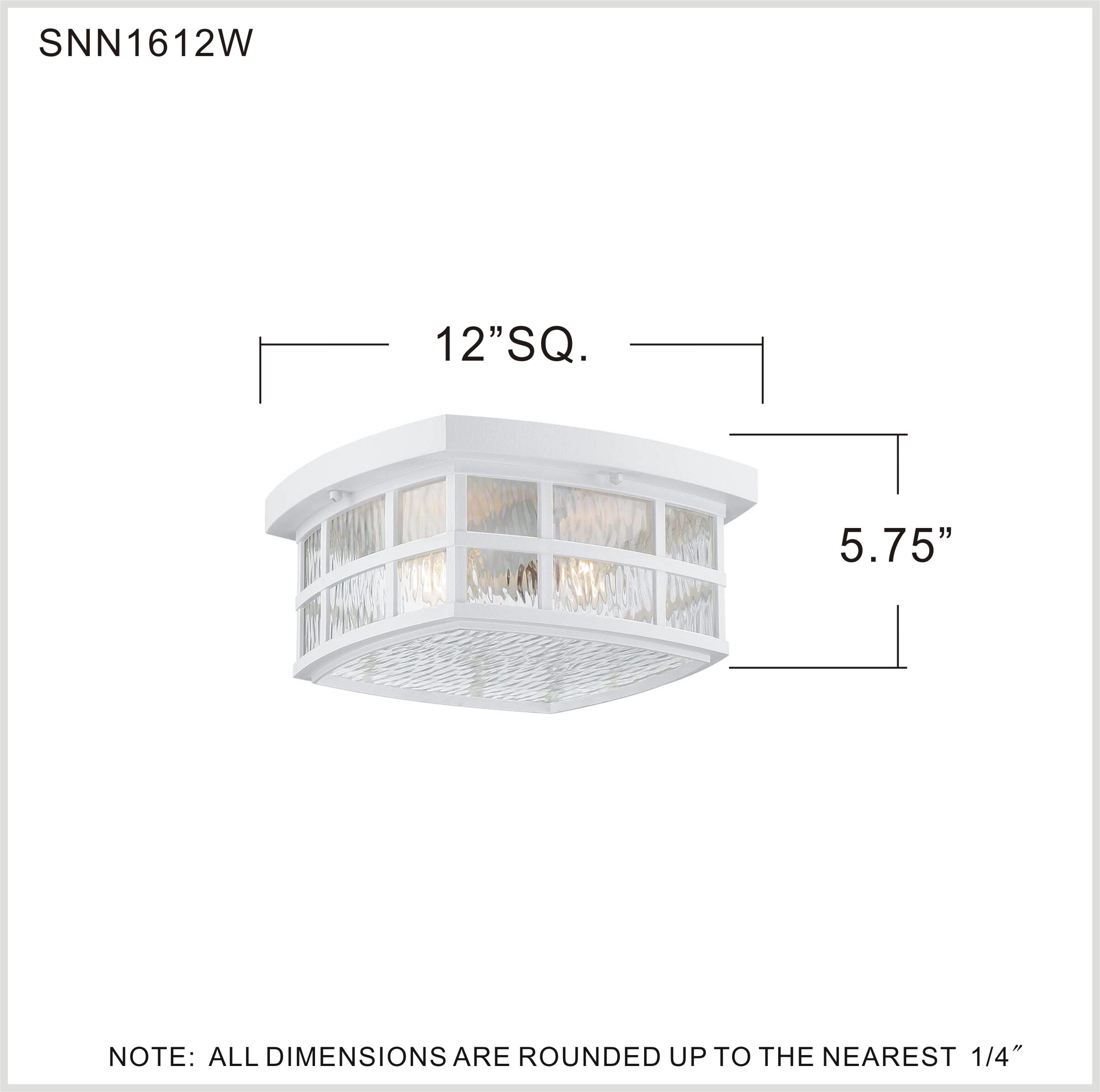Quoizel SNN1612W flushmounts - View #8