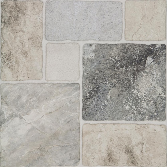 Style Selections Verona Gray 20-in x 20-in Glazed Porcelain Floor Tile Style Selections Verona Gray 20-in x 20-in Glazed Porcelain Floor Tile