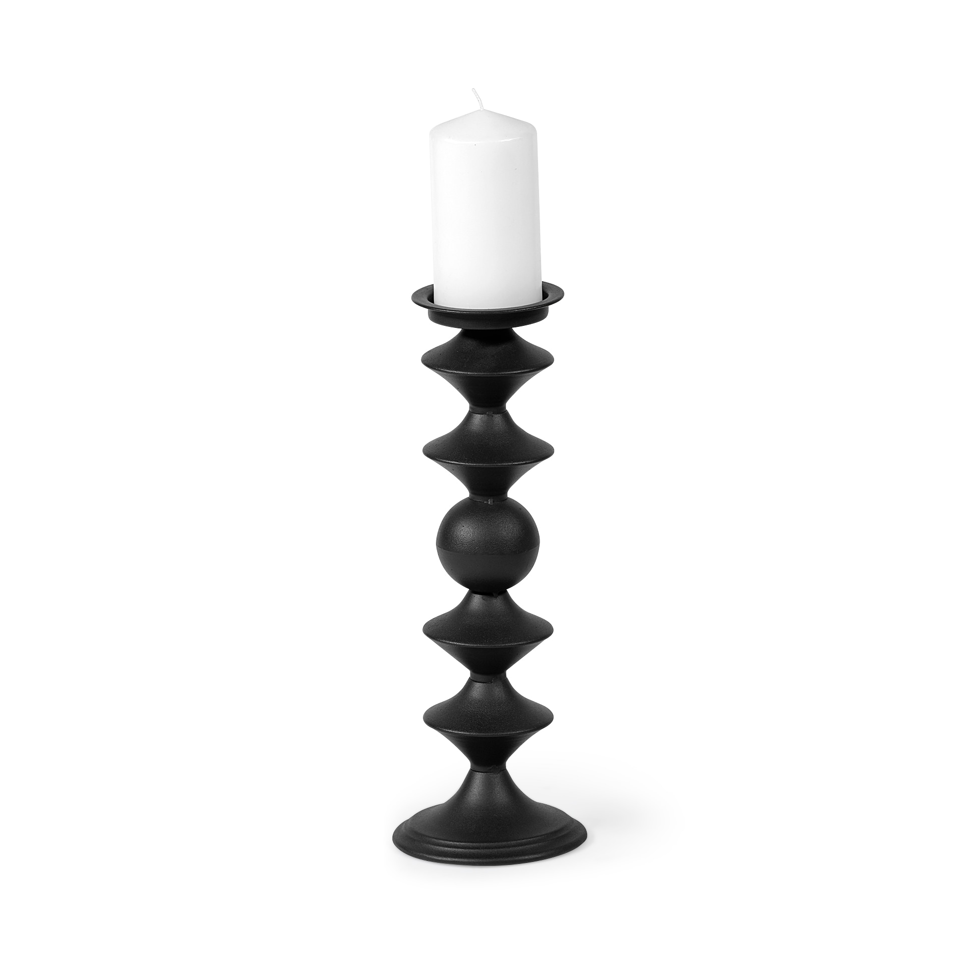 Mercana 68559 1 Candle Candelero Metal Pillar Candle Holder