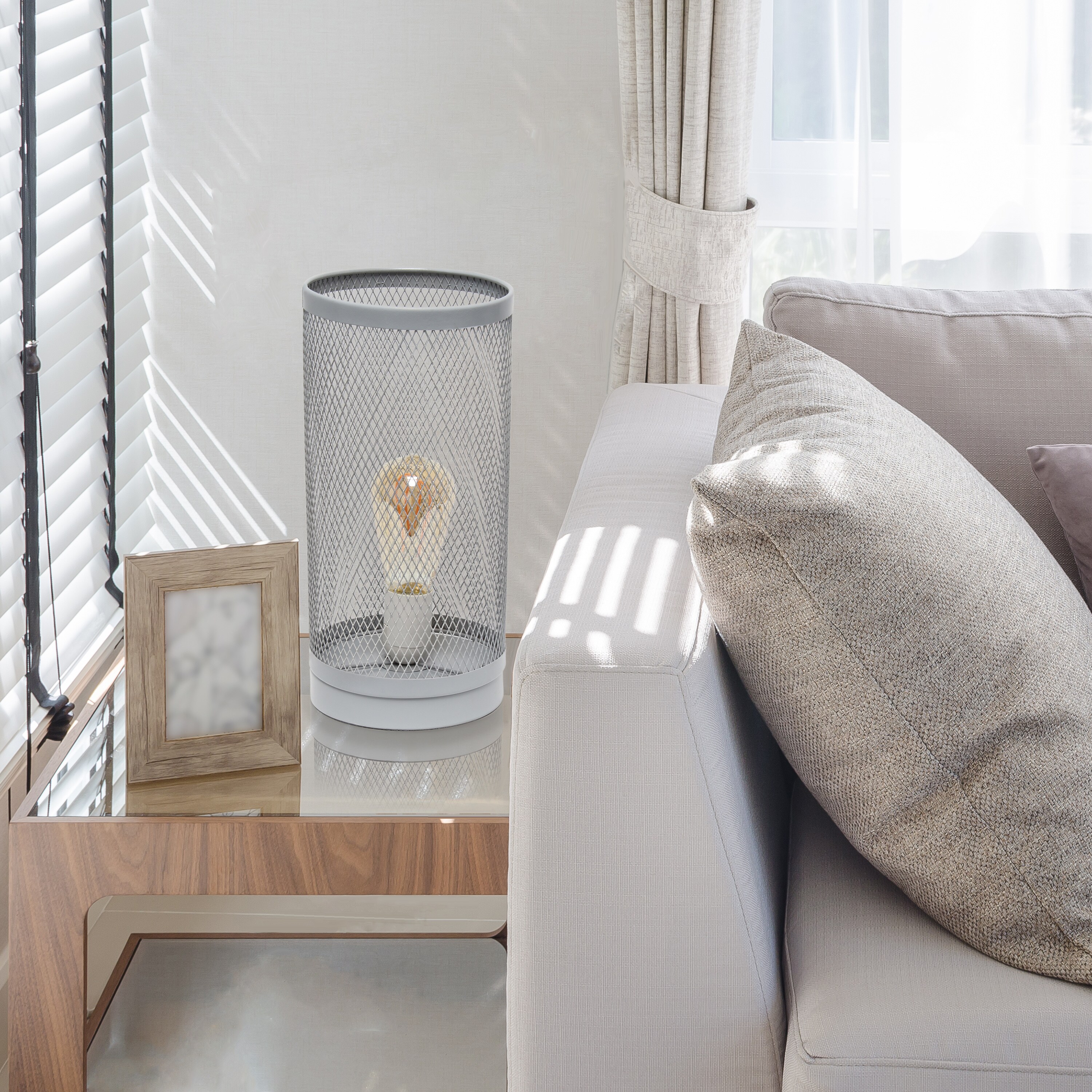 Simple Designs LT1075-GRY Table-Lamps - View #5