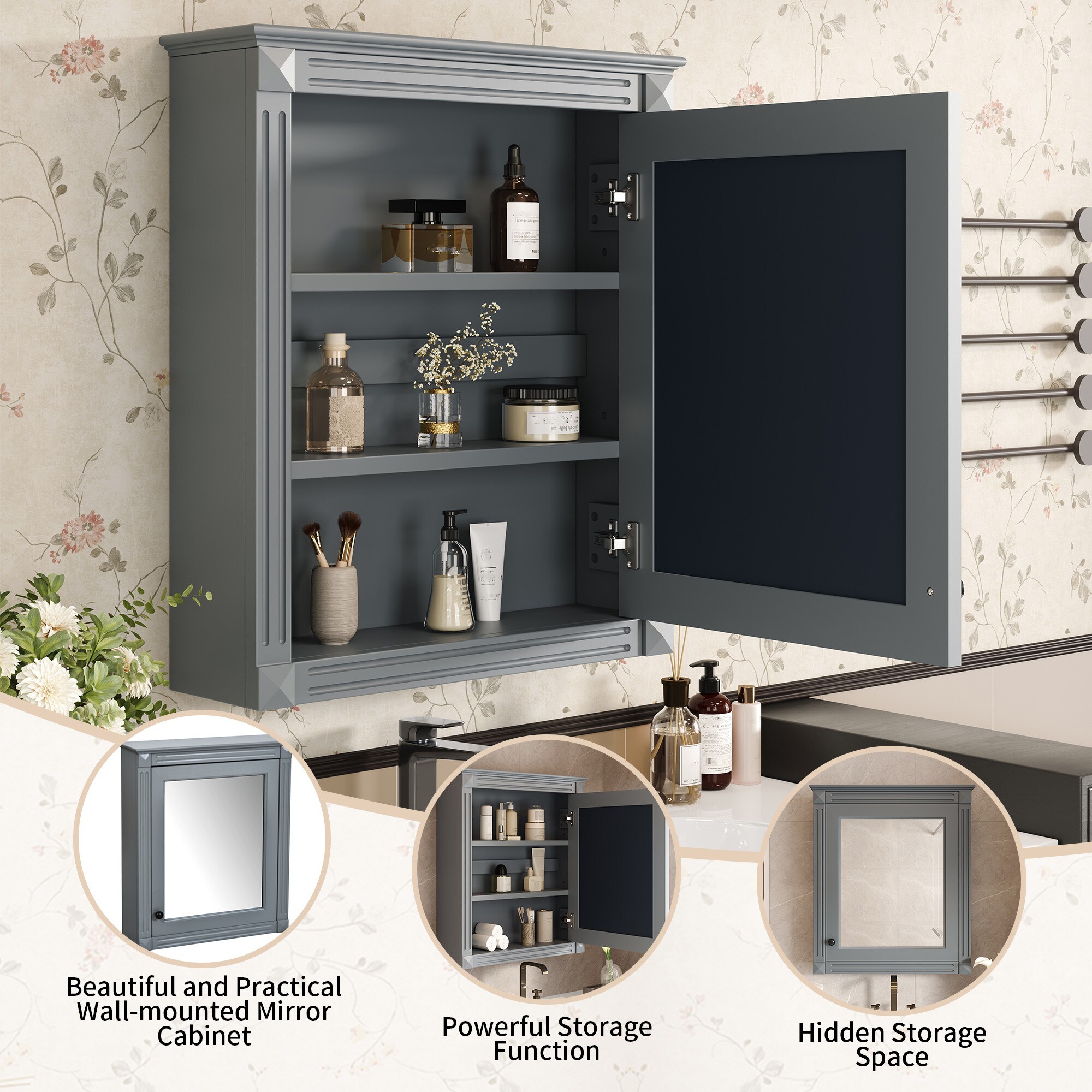 ToolCat BZ-2-72-JYG Bathroom-Medicine-Cabinets - View #4