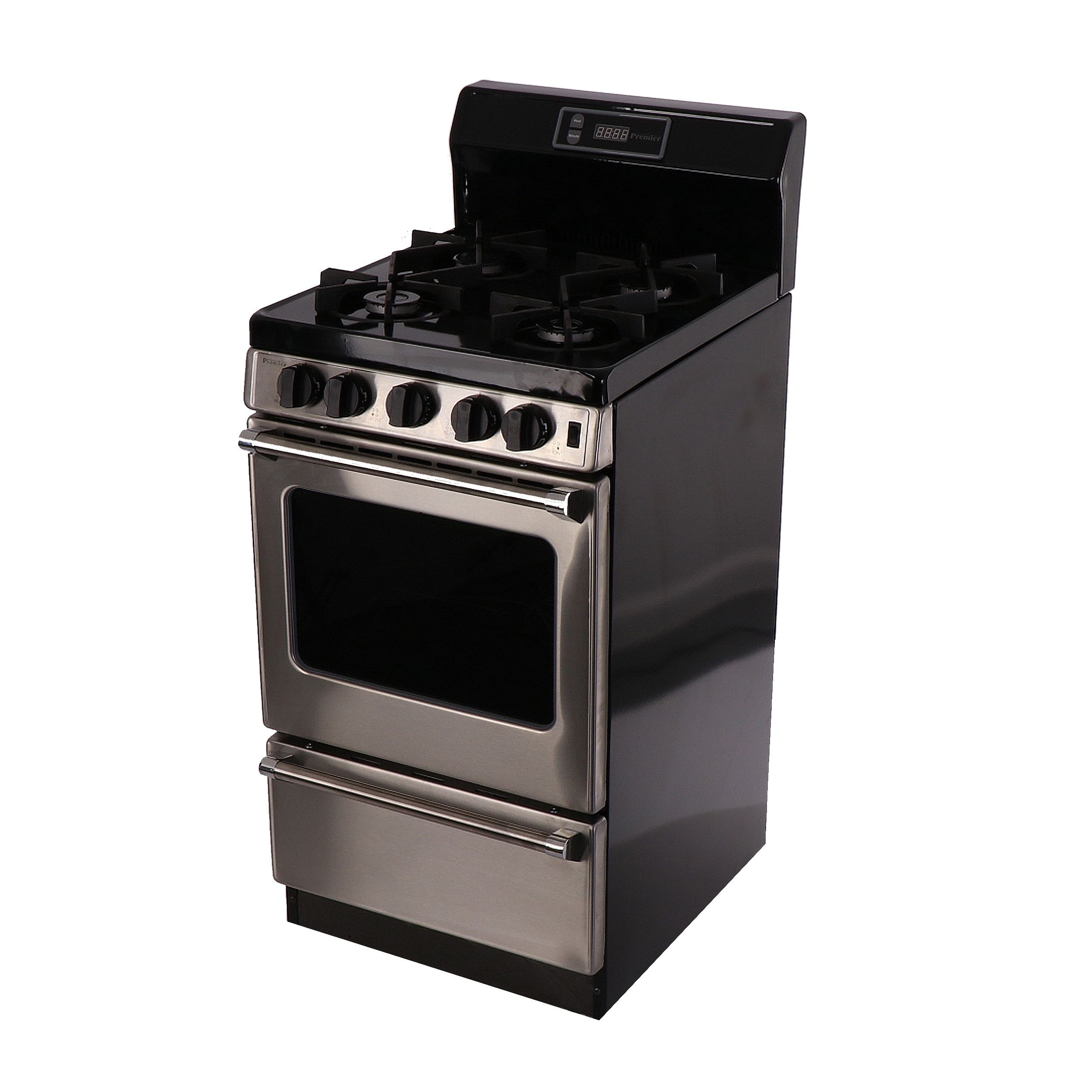 Holiday 20-in 4 Burners 2.4-cu ft Freestanding Natural Gas Range