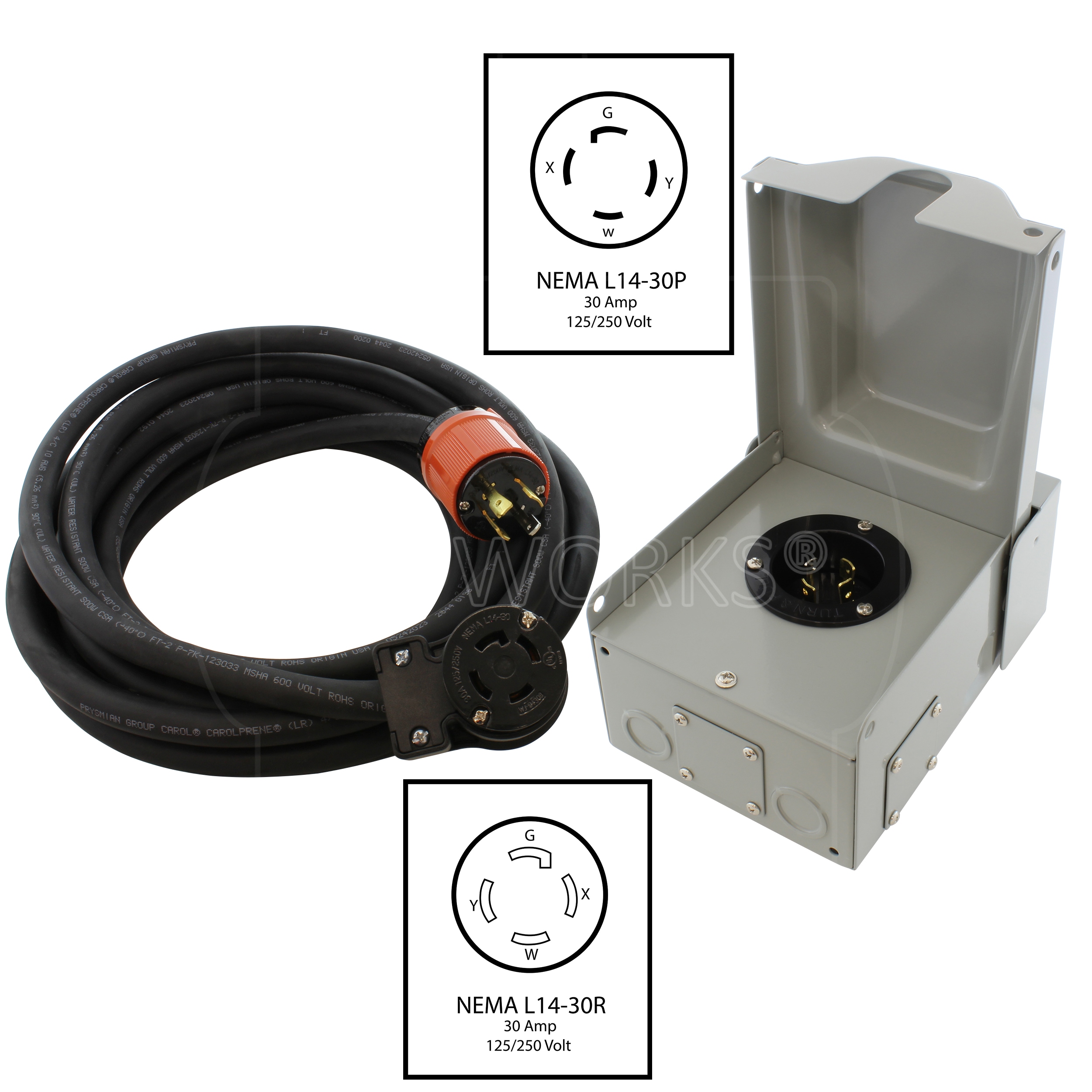 AC WORKS EPL1430KIT-010 Electrical-Extension-Cords - View #2