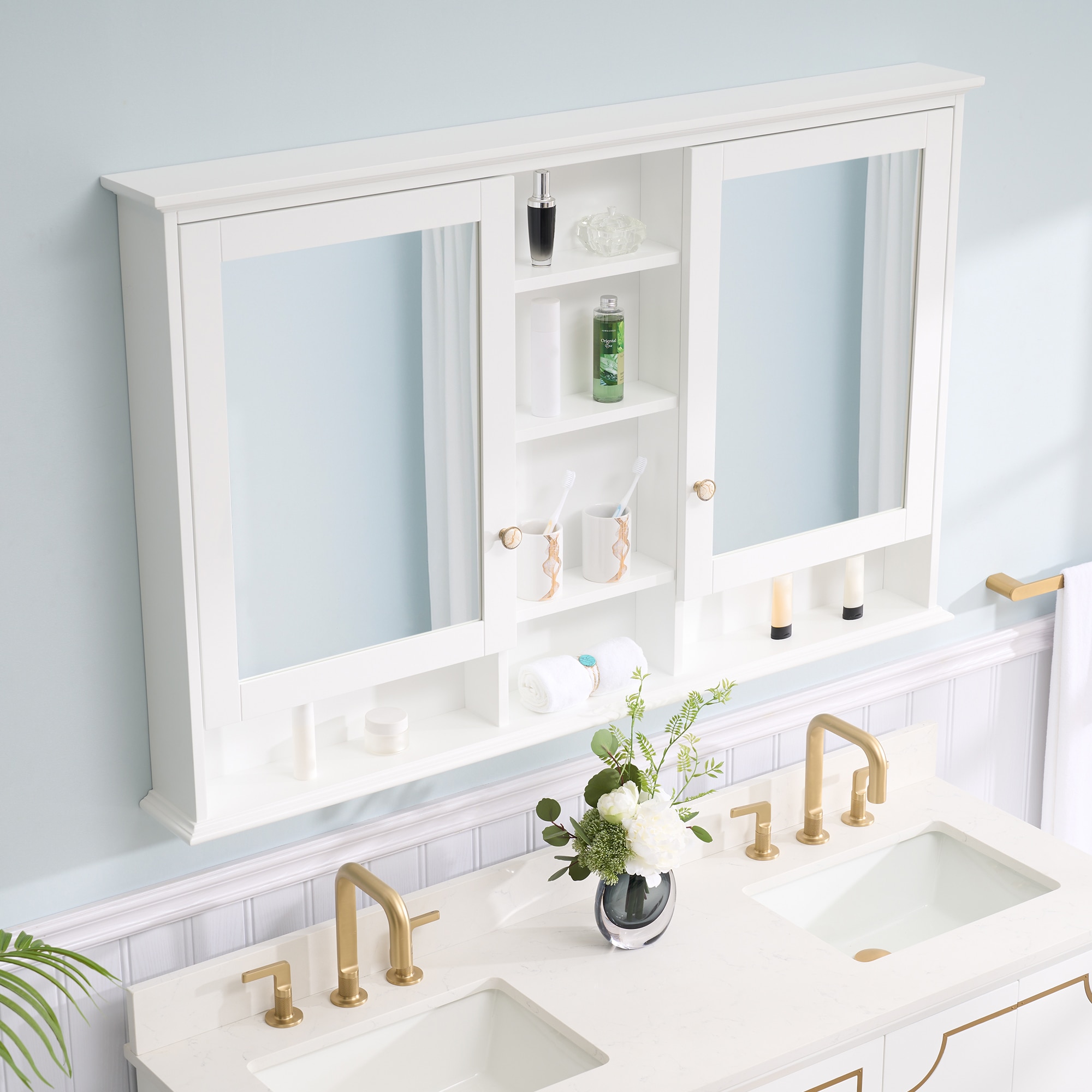 Forclover ALF-ME55WT Bathroom-Medicine-Cabinets - View #5